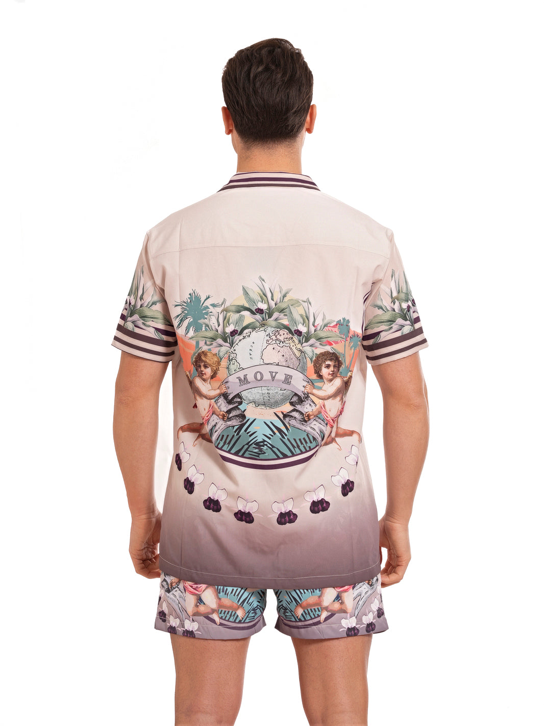 ANGEL Printed Bowling Shirt