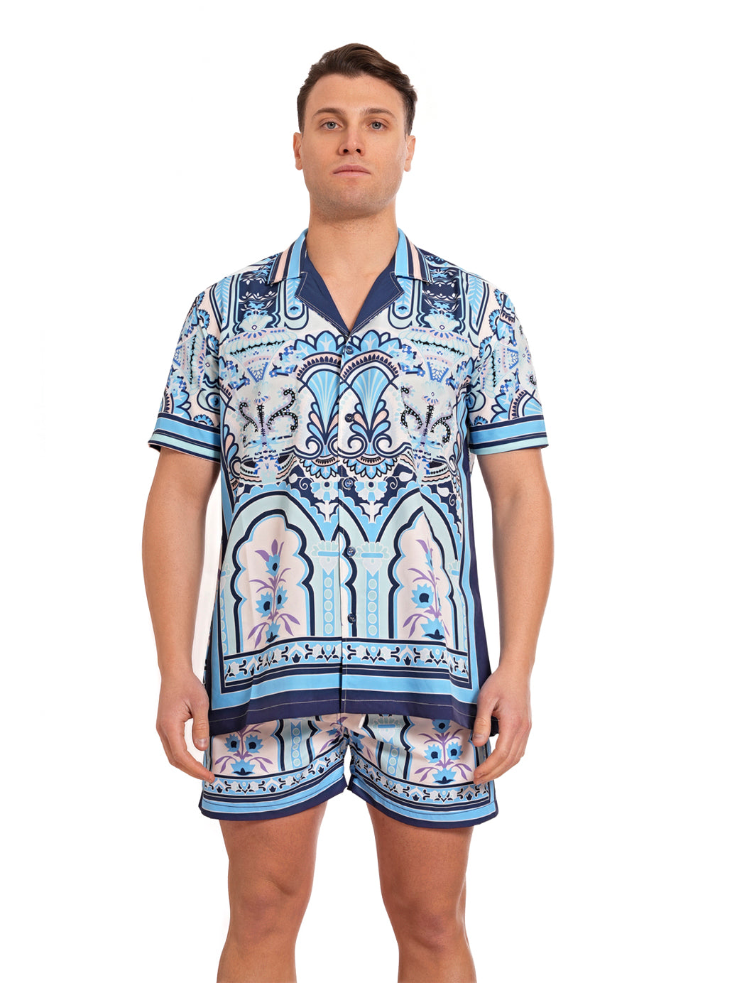 Printed bowling shirt PRINT J