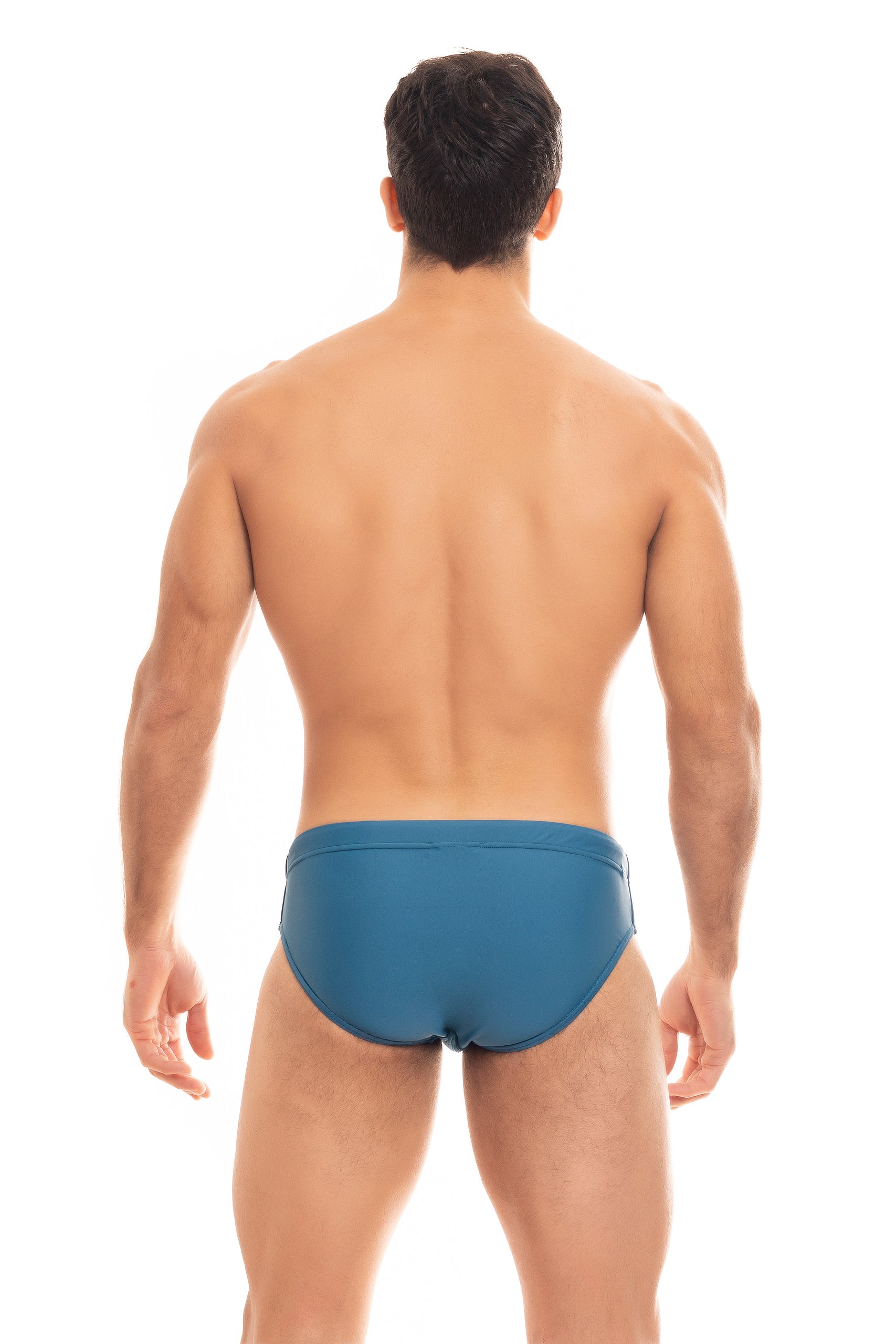 Solid color Cuba briefs TEAL