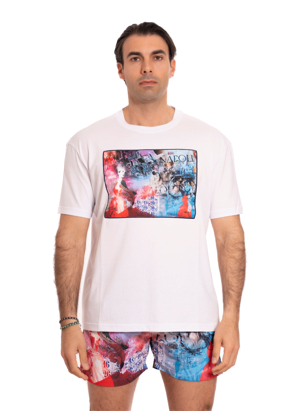 T-shirt insert Naples WHITE