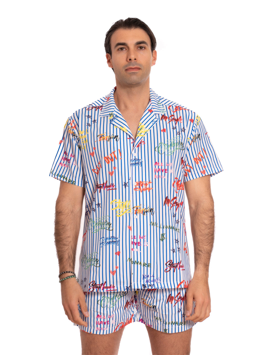 Camicia bowling stampata PRINT B