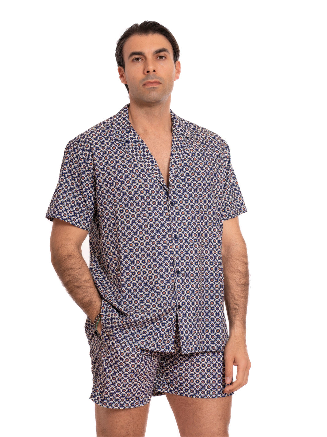 Printed Bowling Shirt PRINT E2