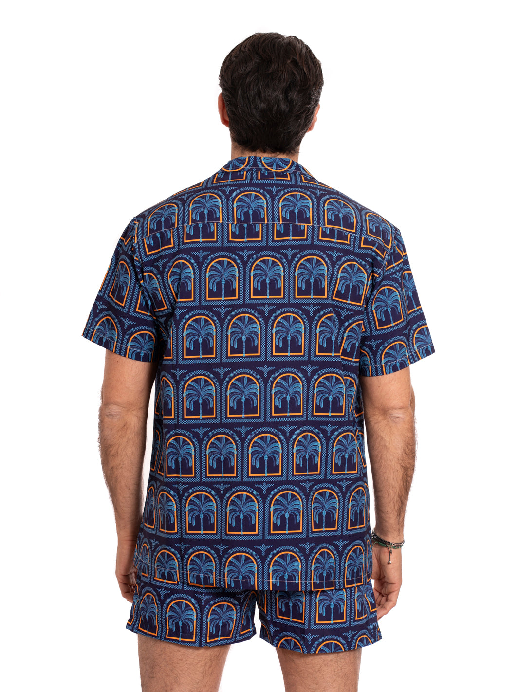 Printed Bowling Shirt PRINT F1