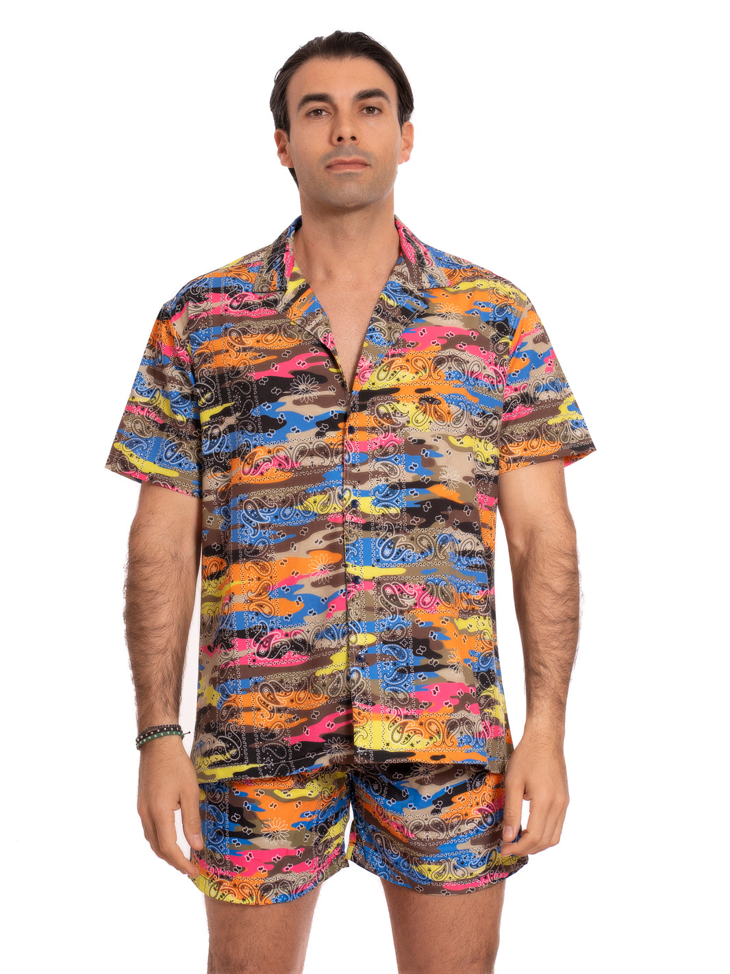 Printed Bowling Shirt PRINT G1