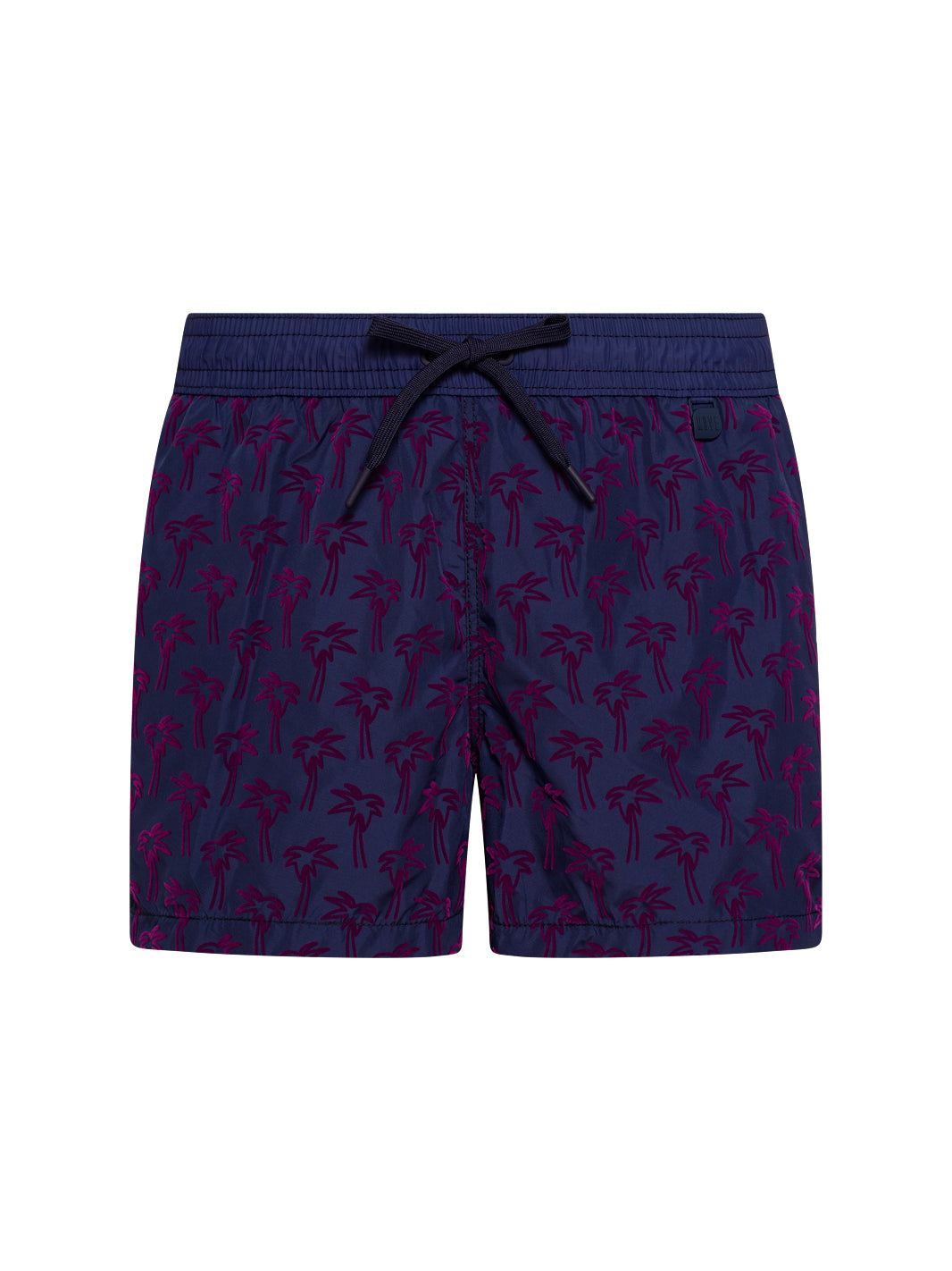 Boxer Guadalupe Blue Flock Print PALM PURPLE