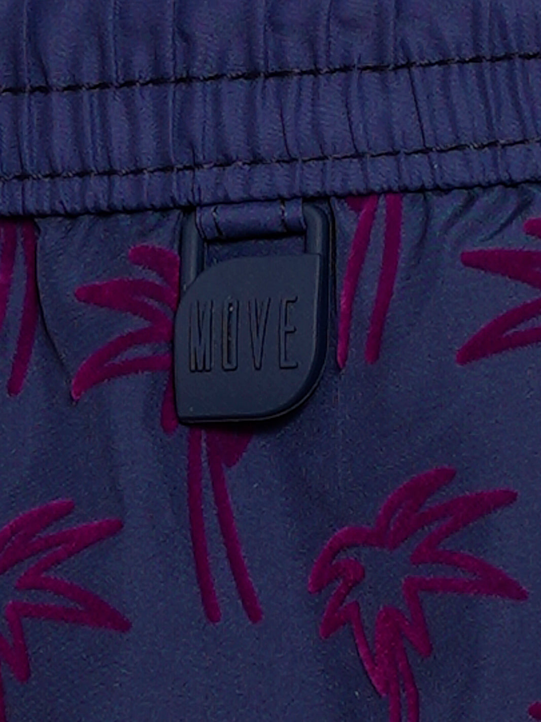 Boxer Guadalupe Blue Flock Print PALM PURPLE