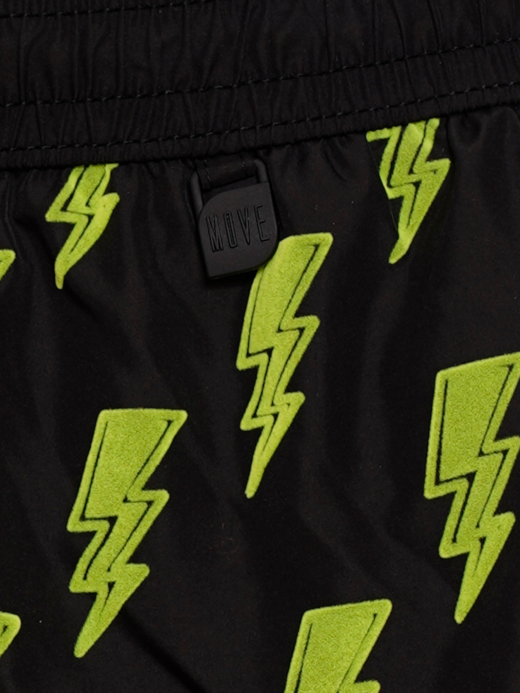 Boxer Guadalupe Black Flock Print LIGHTNING YELLOW