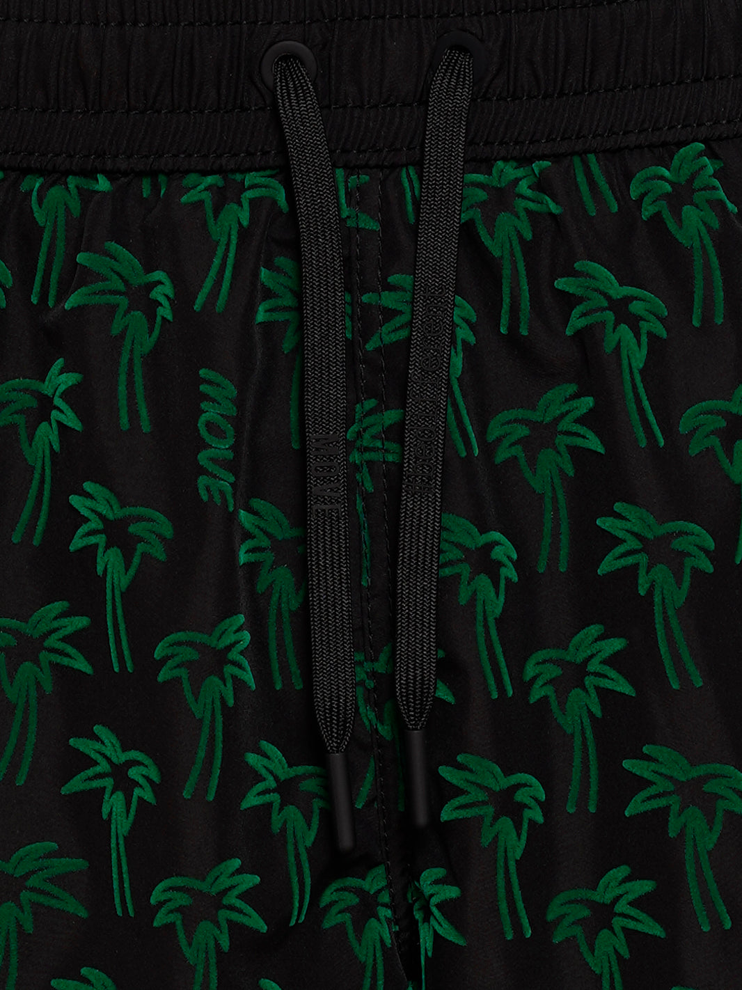 Boxer Guadalupe Black Flock Print PALM GREEN