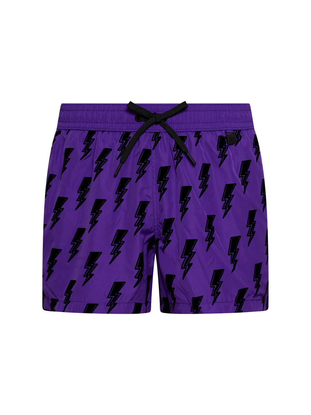 Boxer Guadalupe Purple Flock Print BLACK LIGHTNING