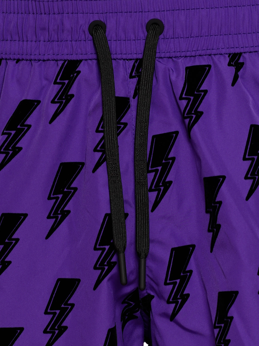 Boxer Guadalupe Purple Flock Print BLACK LIGHTNING