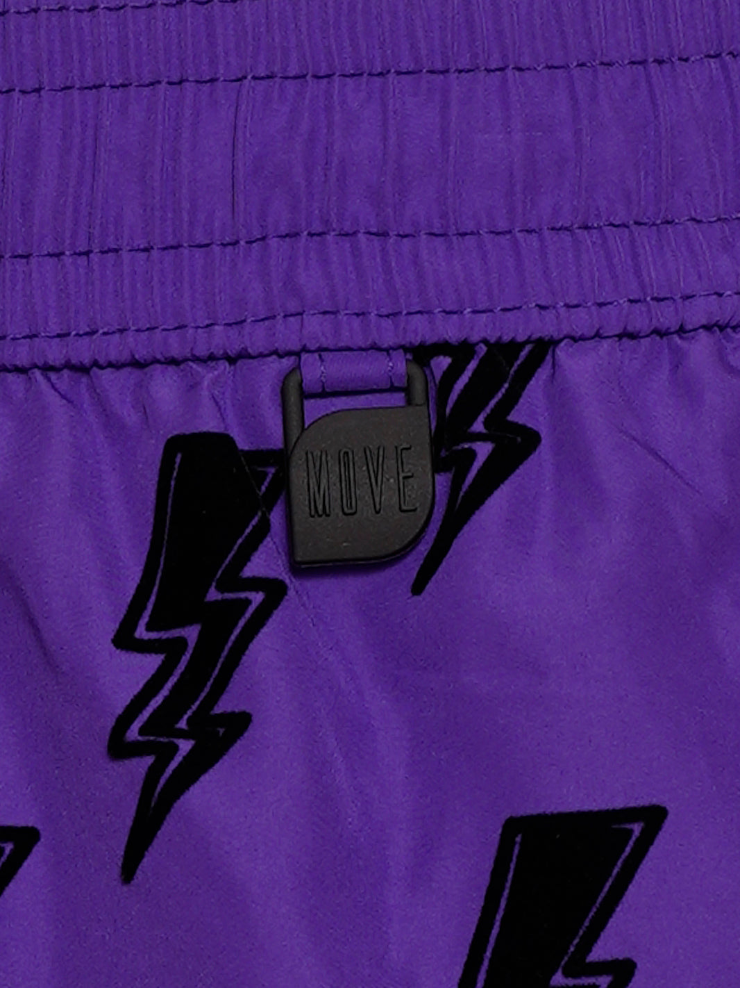 Boxer Guadalupe Purple Flock Print BLACK LIGHTNING