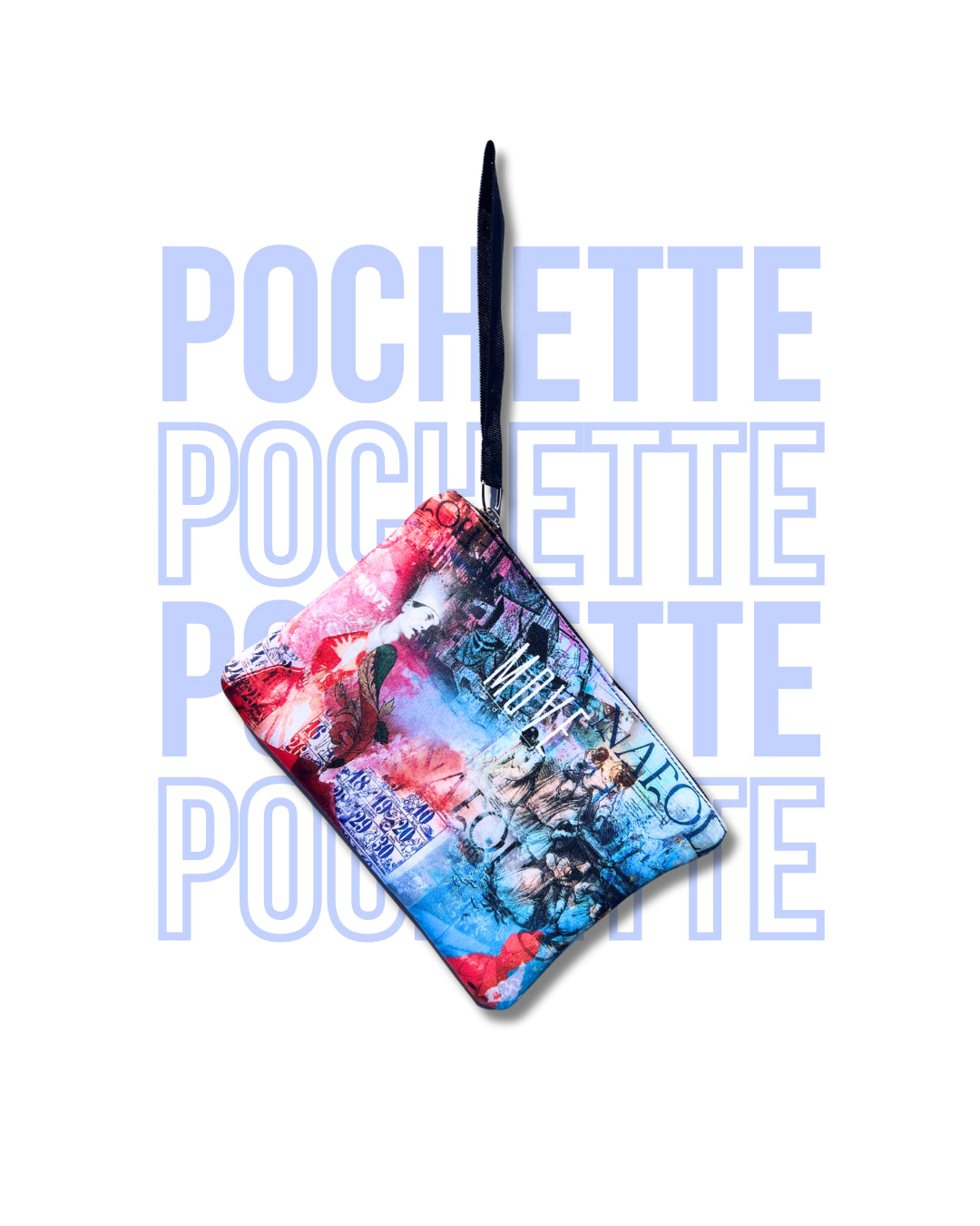 Pochette Magdalena stampata NAPOLI