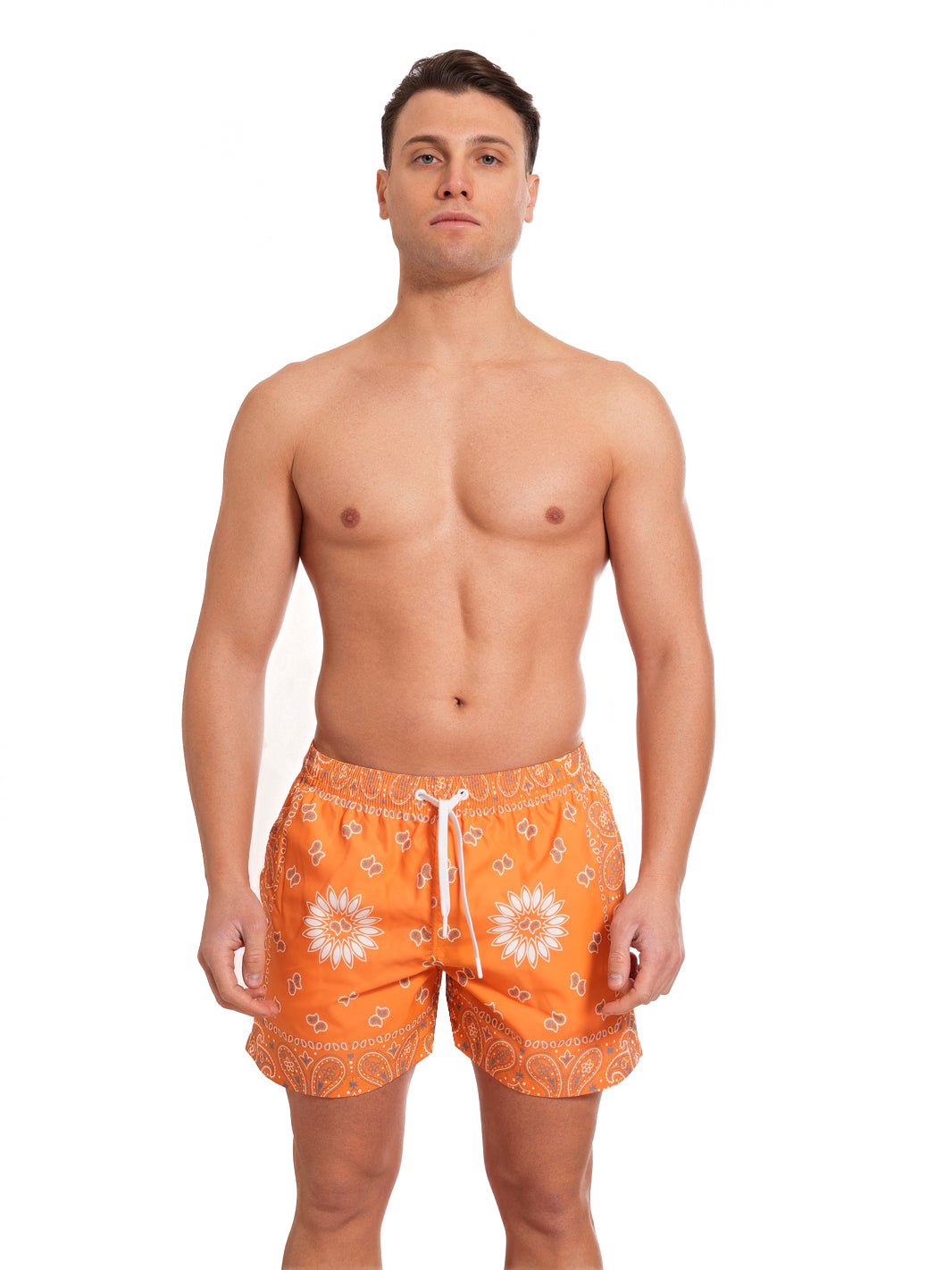 Boxer Saint Vincent Printed ORANGE BANDANA
