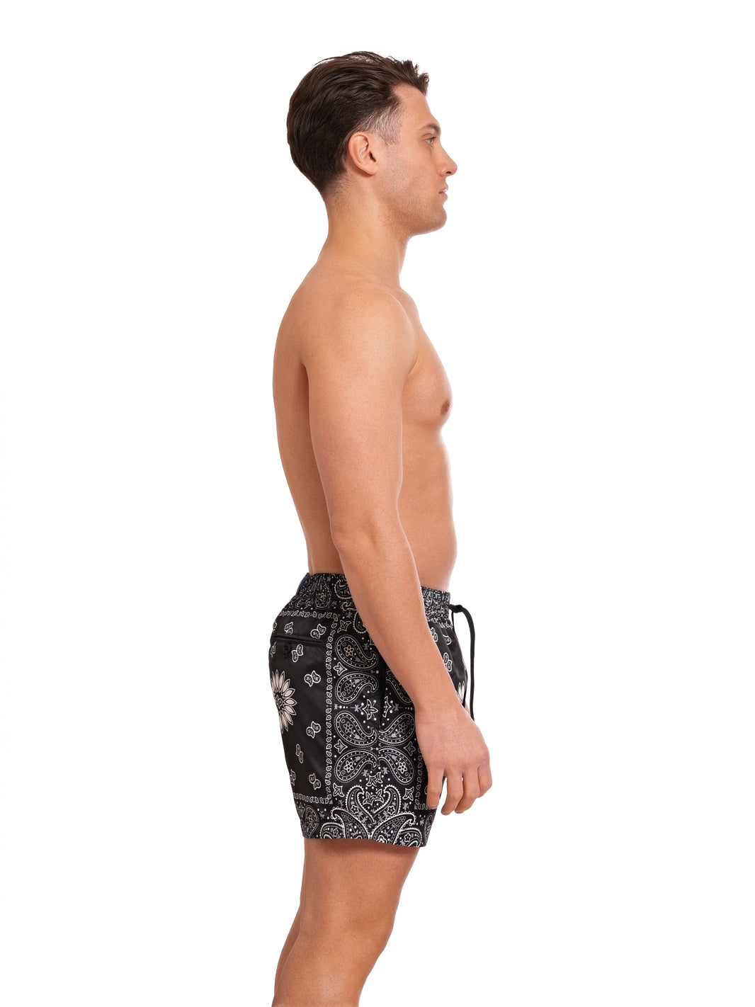 Boxer Saint Vincent Printed BLACK BANDANA