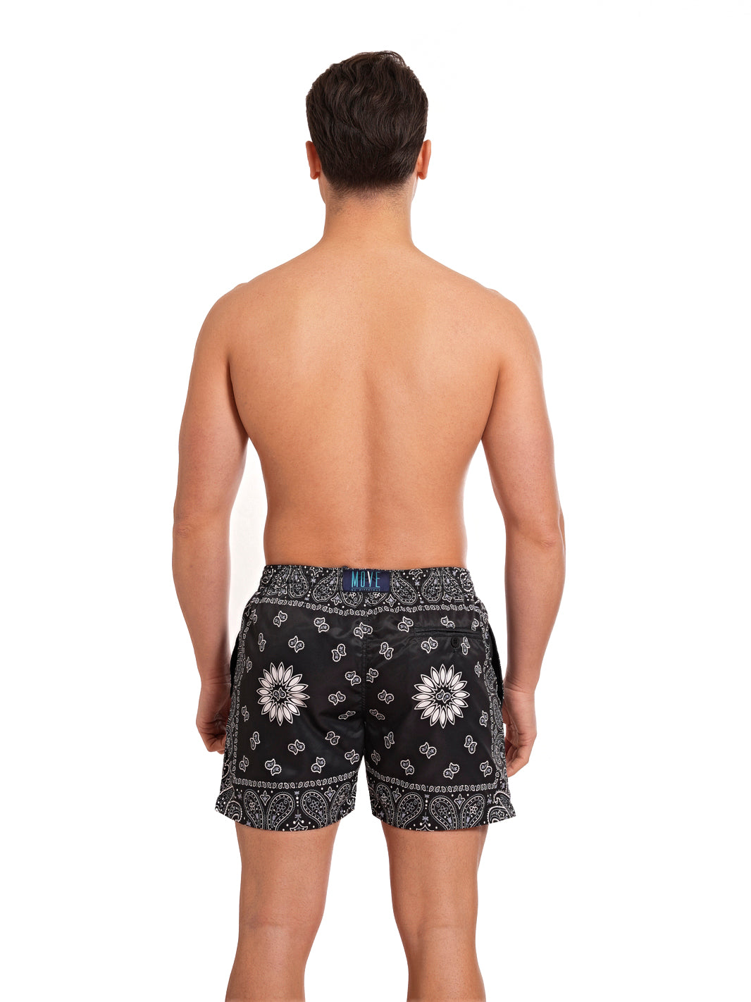 Boxer Saint Vincent Printed BLACK BANDANA