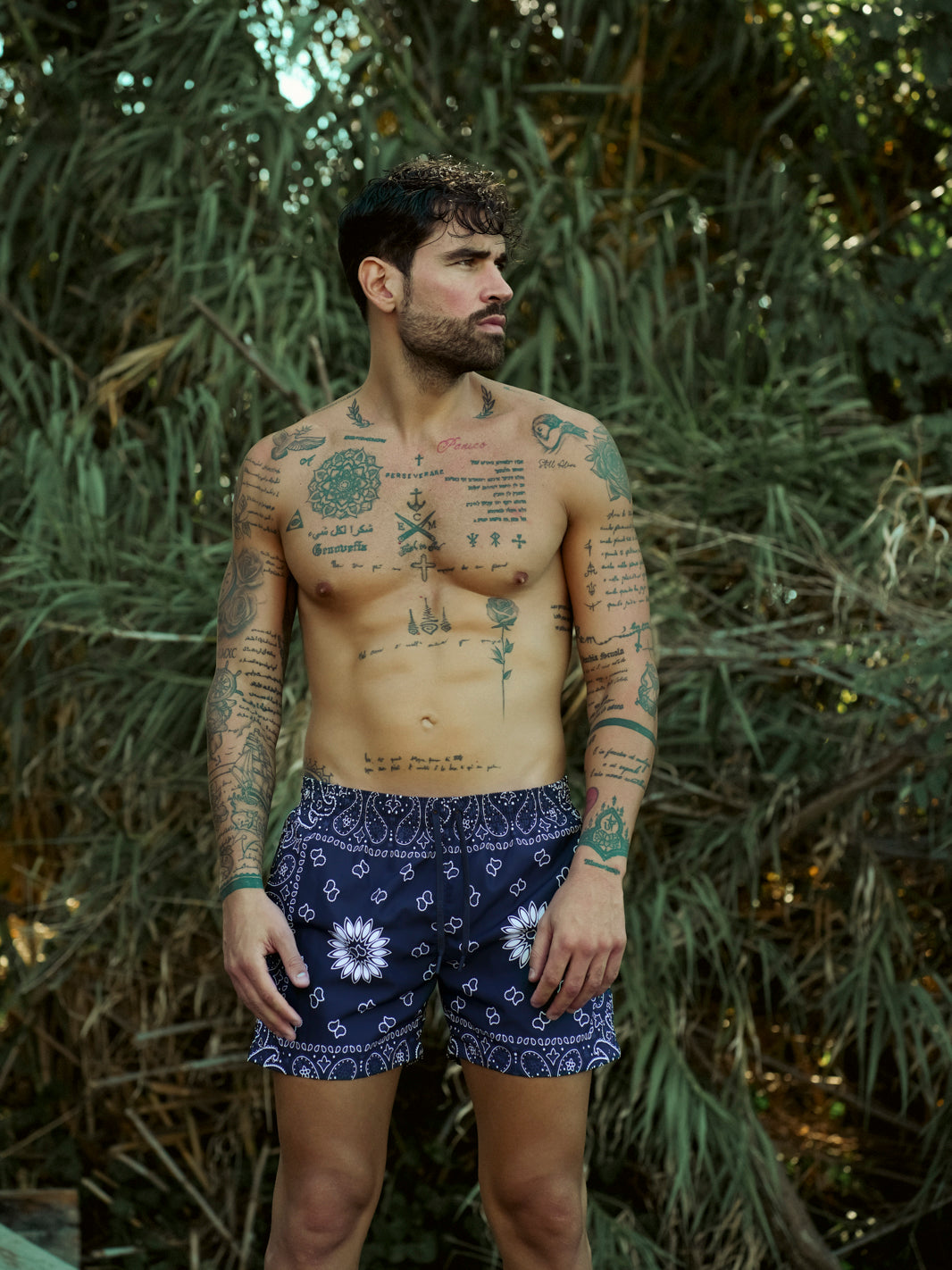 Boxer Saint Vincent Printed BLACK BANDANA