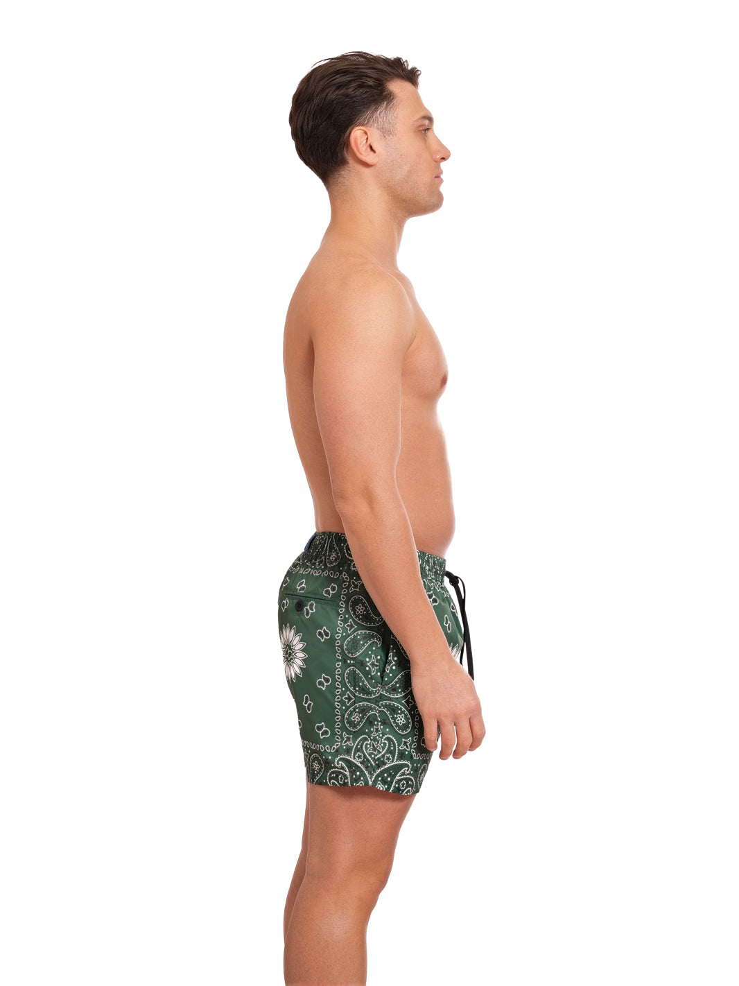 Boxer Saint Vincent Printed GREEN BANDANA