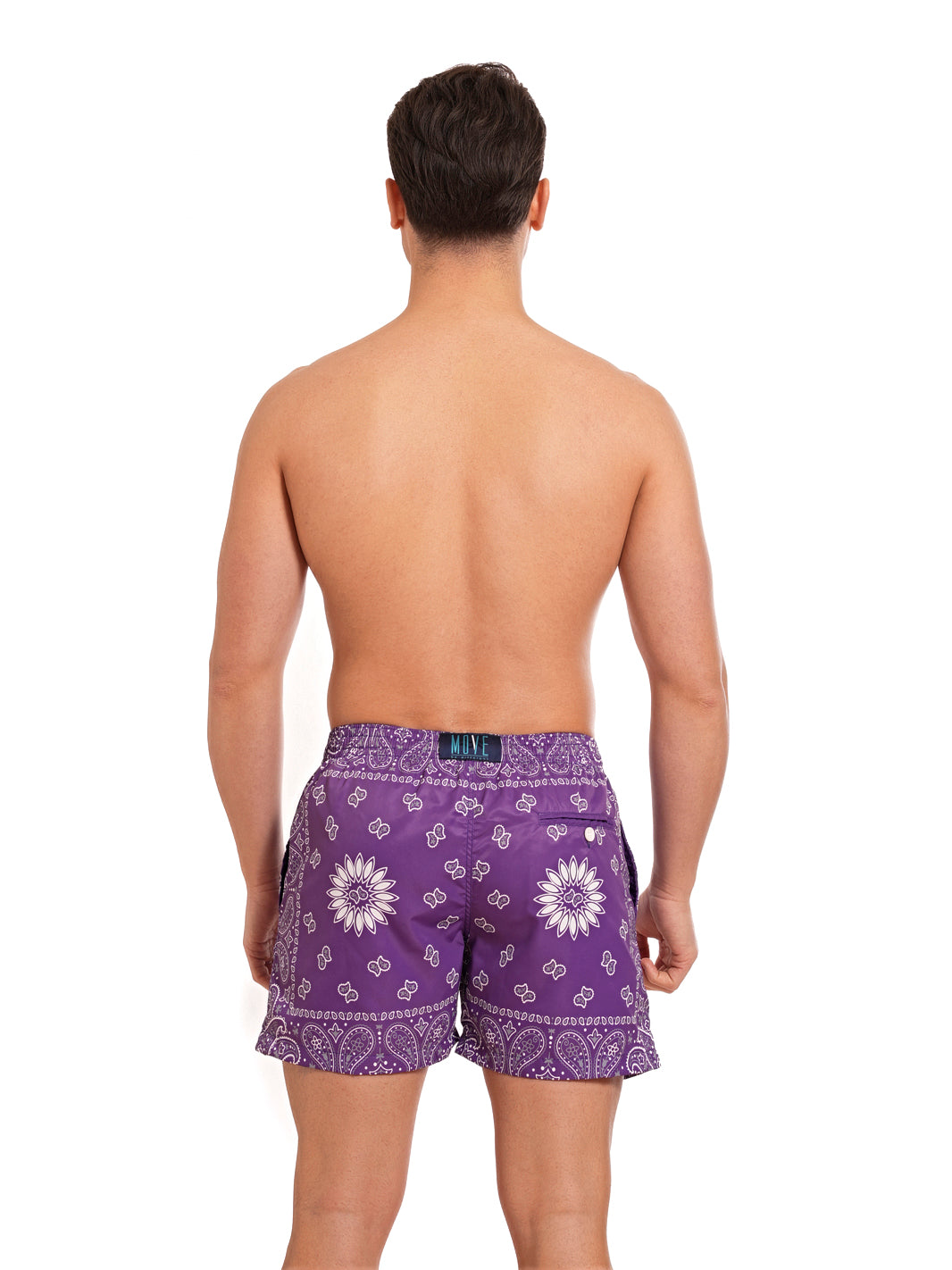 Boxer Saint Vincent Printed PURPLE BANDANA