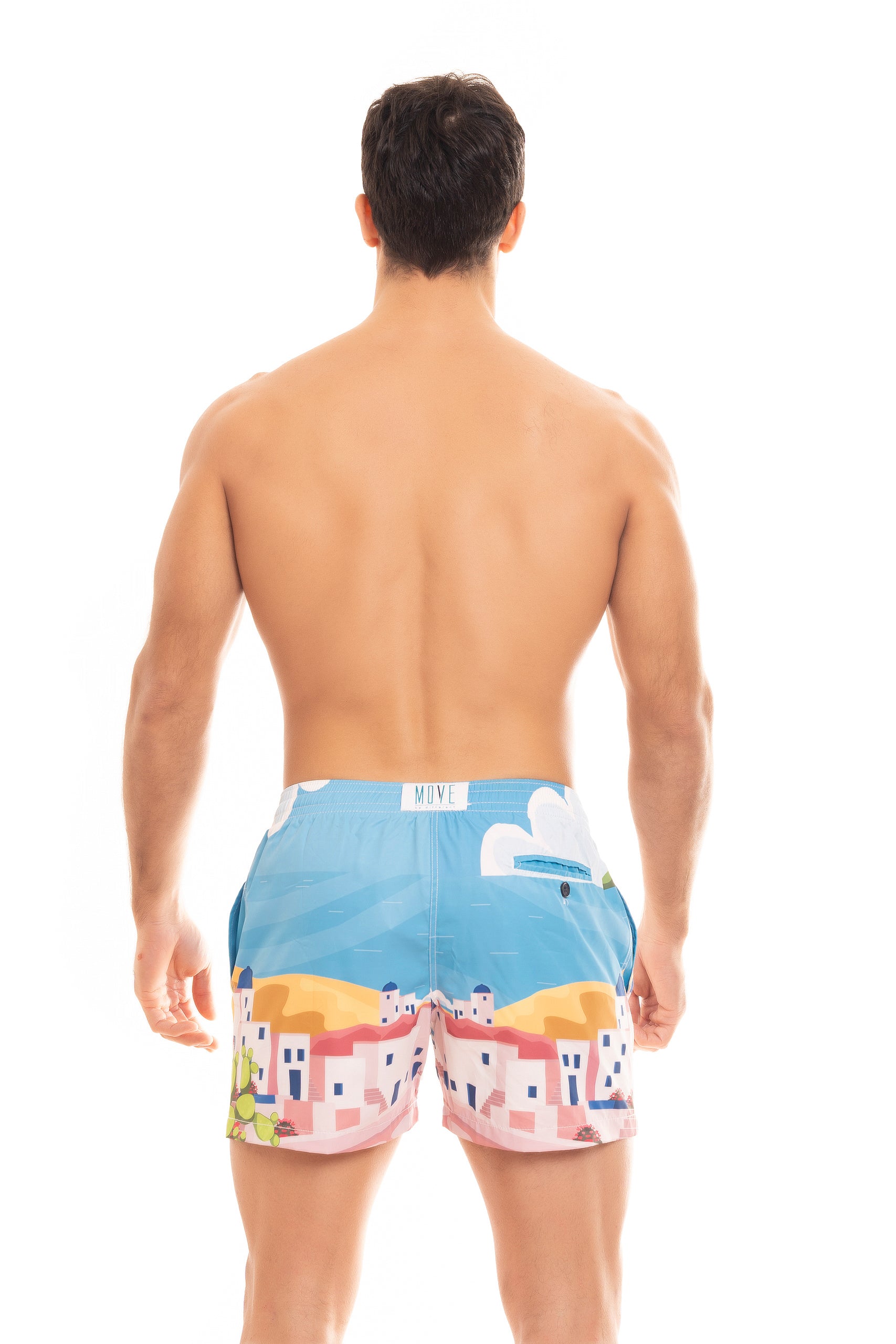 Boxer Saint Vincent Stampato MYKONOS