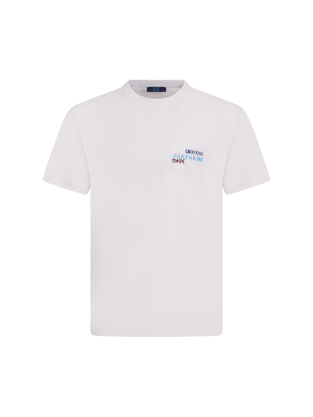 Santorini insert T-shirt WHITE