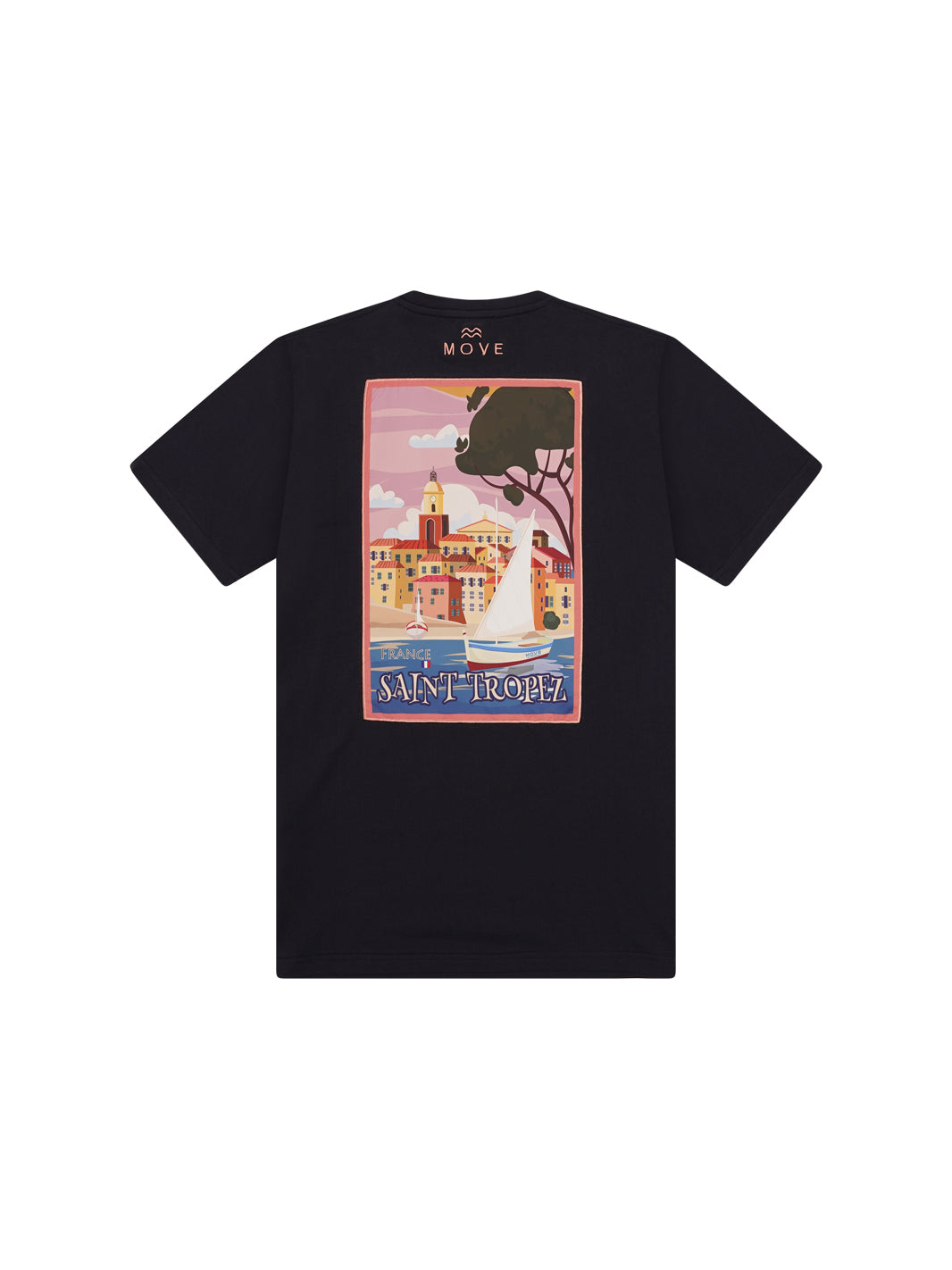 T-shirt inserto Santorini BLU