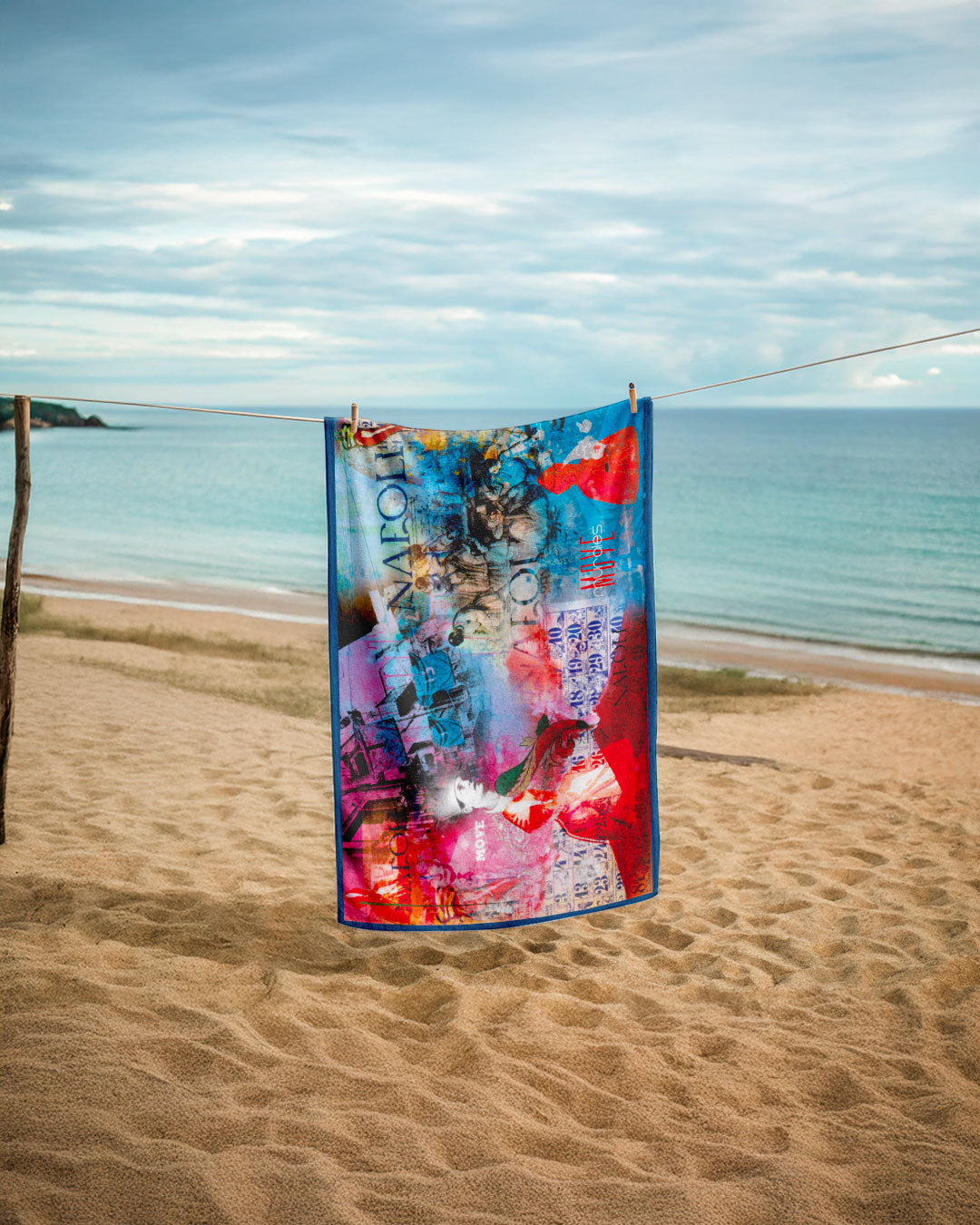 NAPLES printed microfiber towel