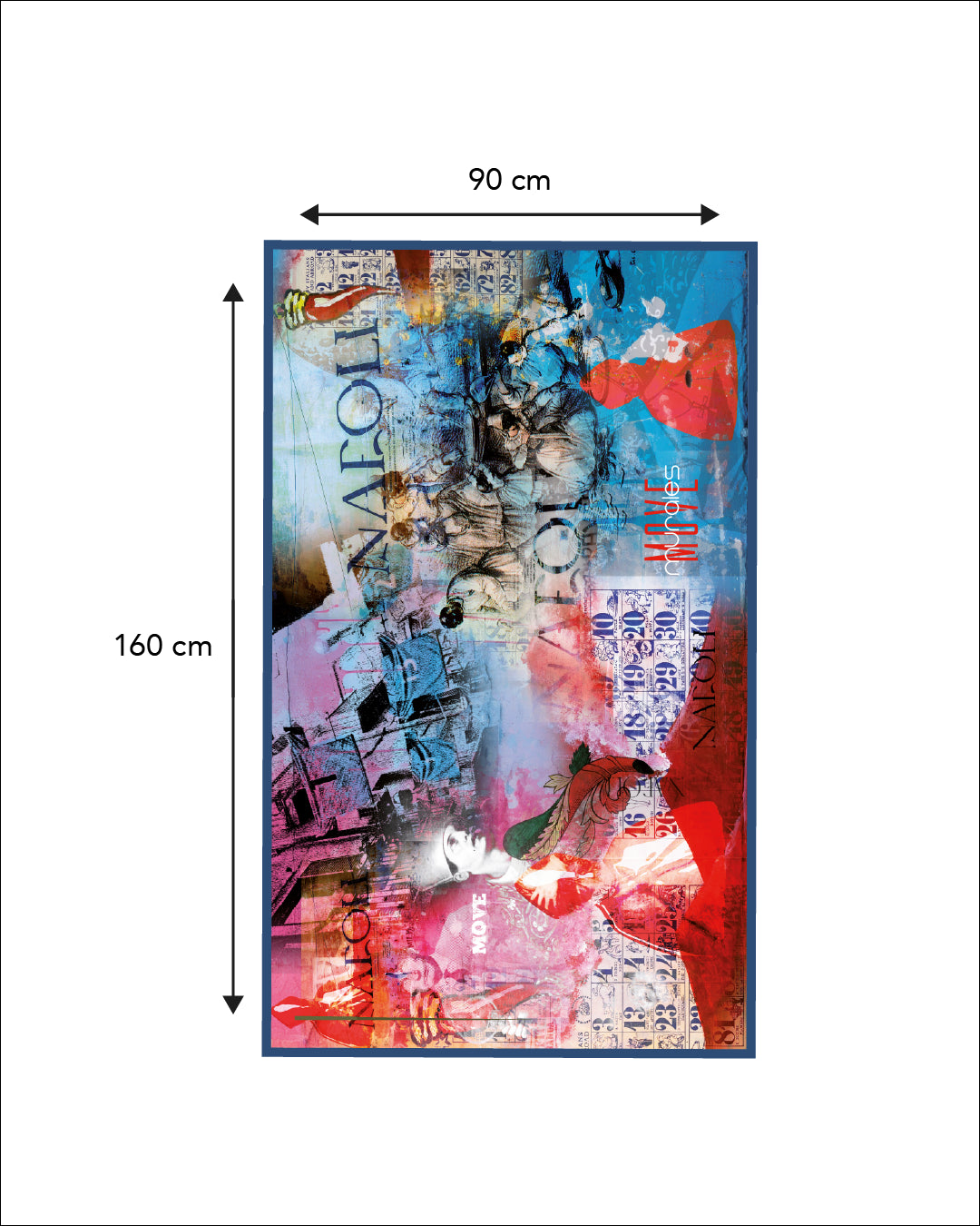 NAPLES printed microfiber towel