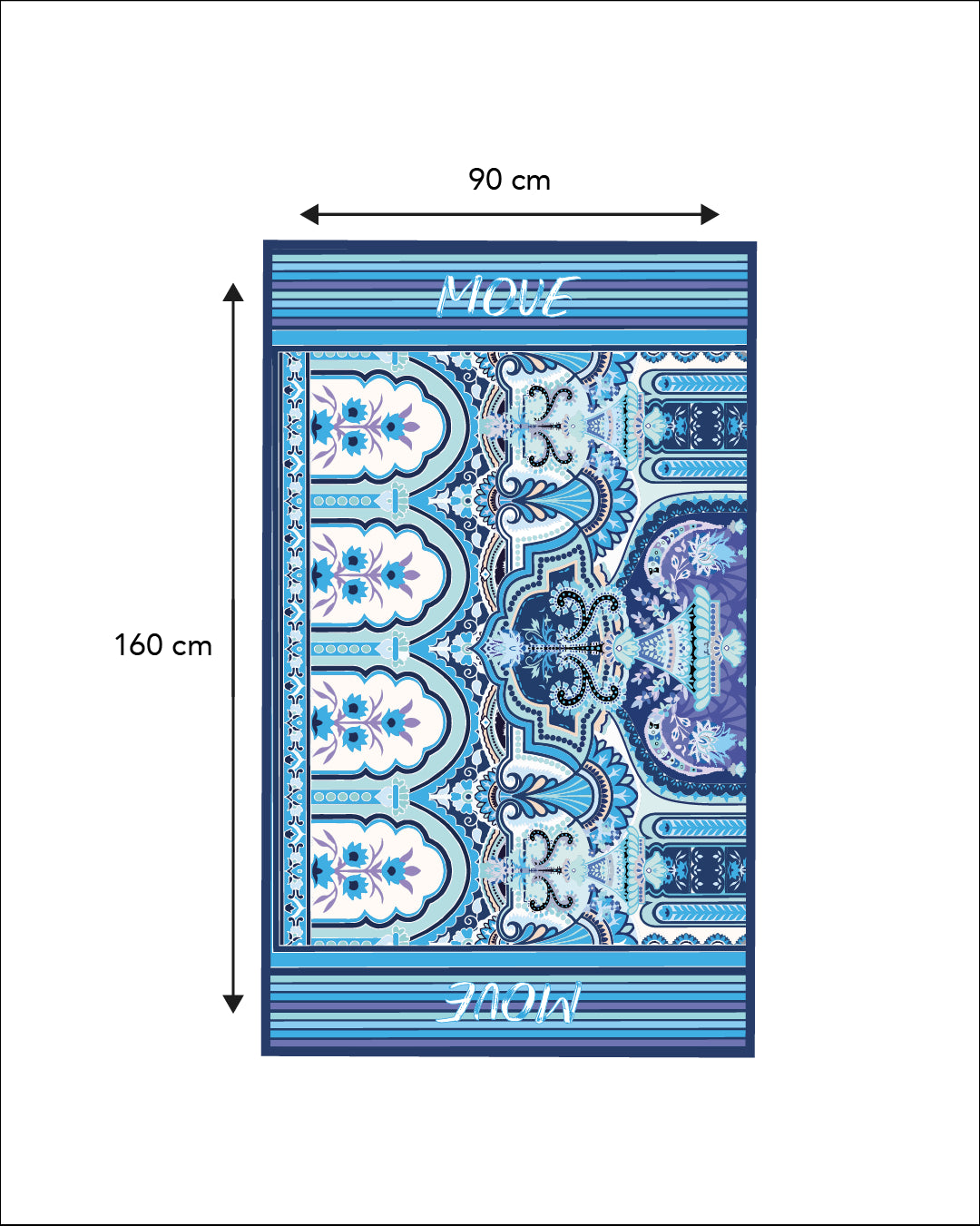 PRINT J printed microfiber towel