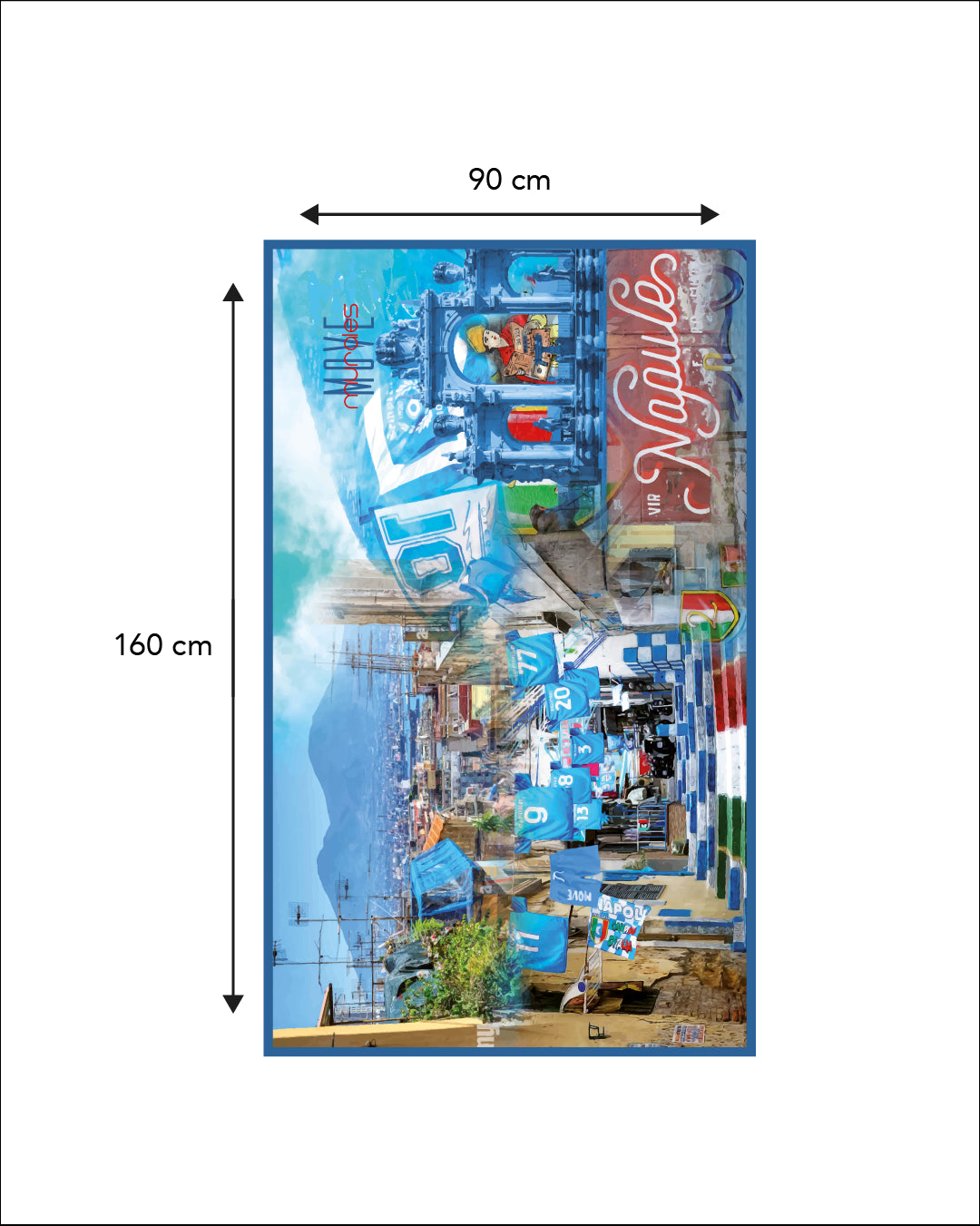 Printed microfiber towel VICOLI