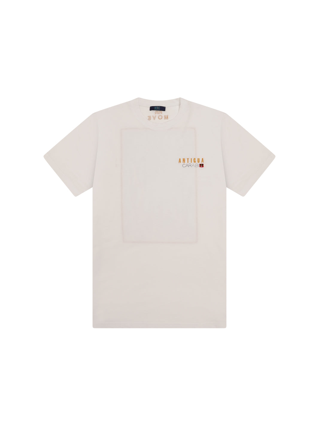 T-SHIRT ANTIGUA PRINT INSERT-WHITE