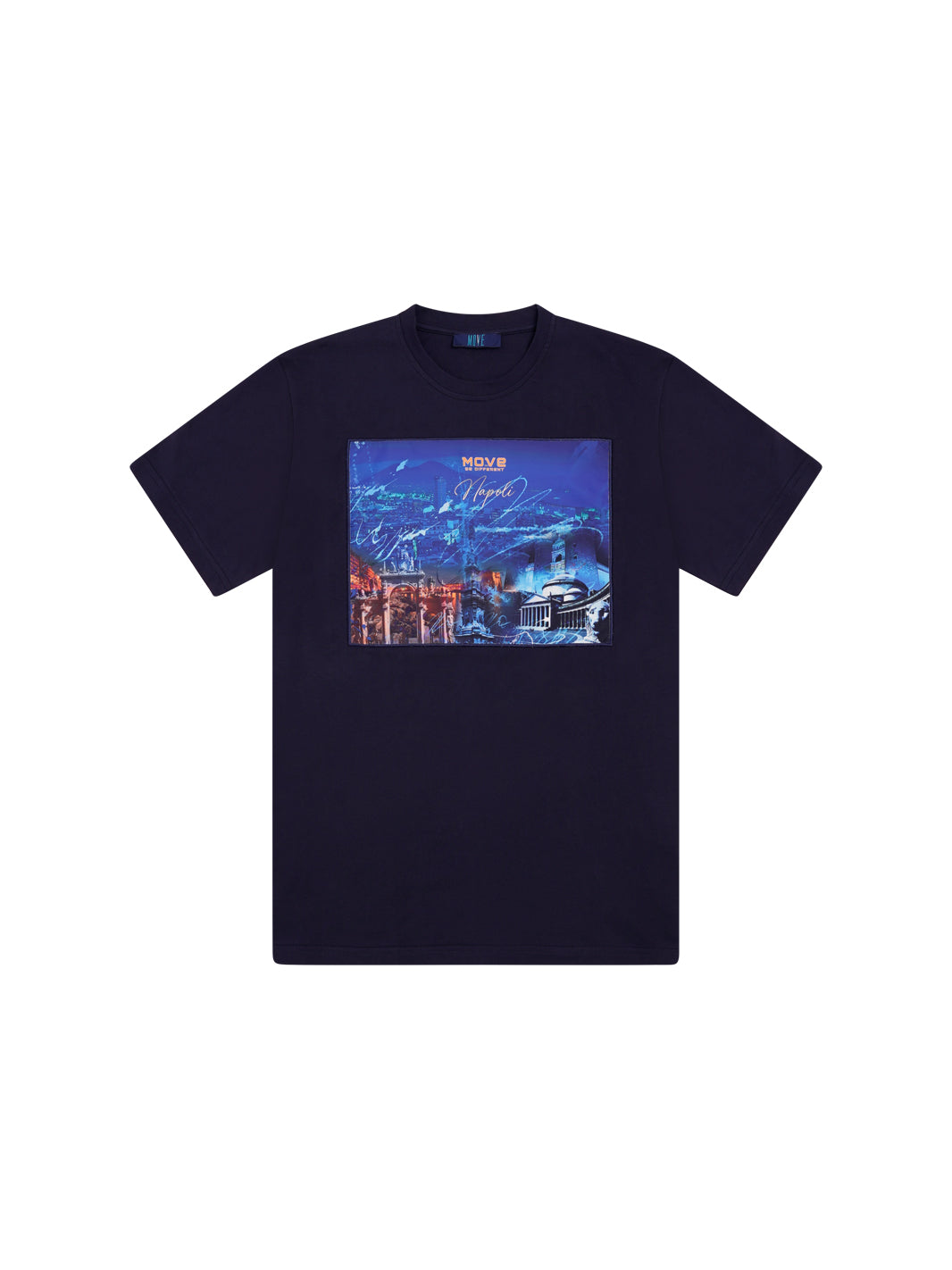 T-shirt with PLEBISCITO insert NAVY BLUE