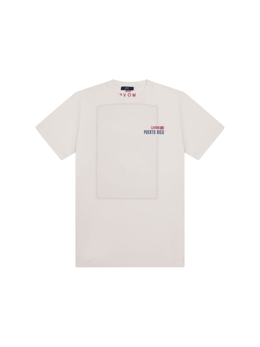 PUERTO RICO PRINT INSERT T-SHIRT-WHITE