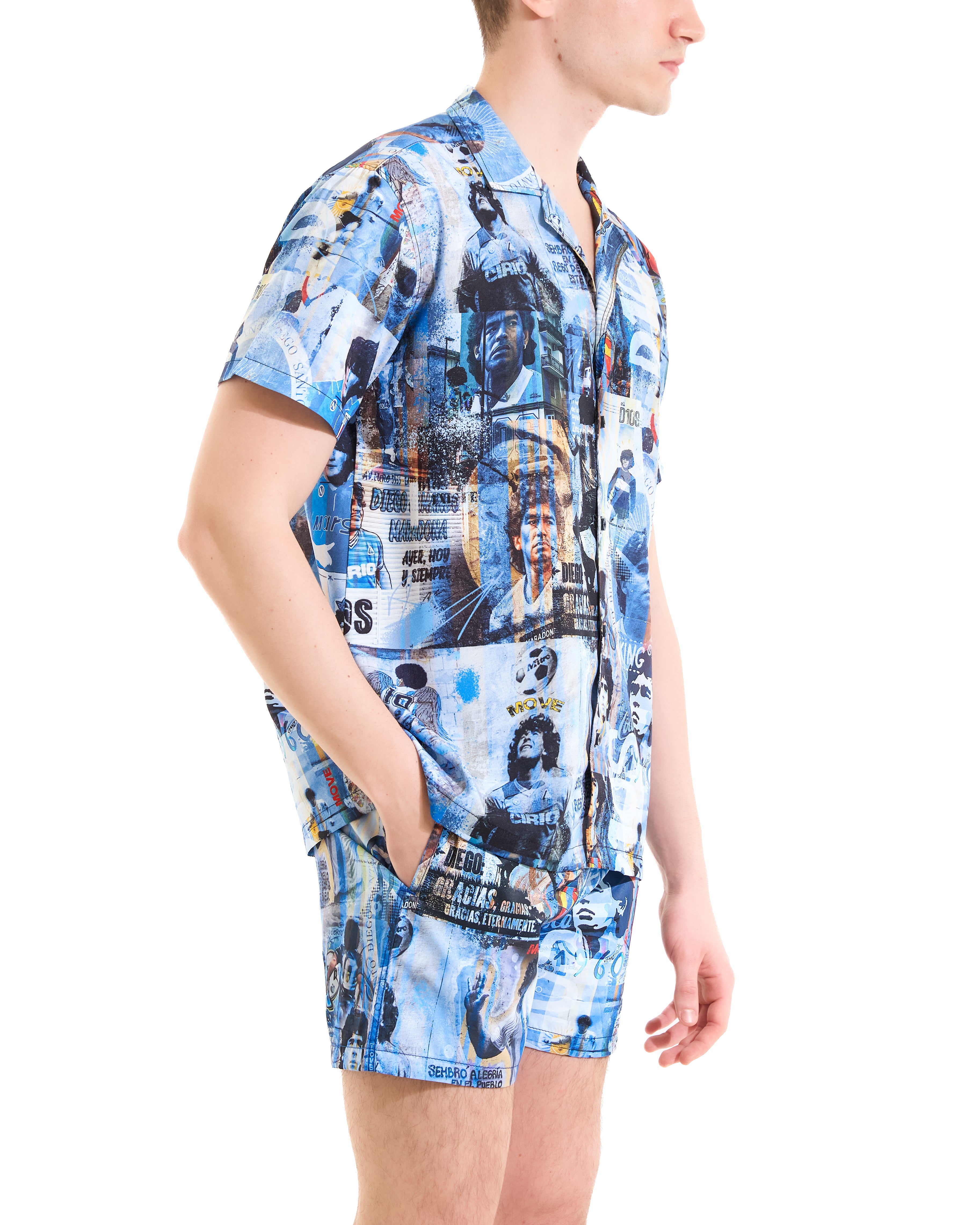 Camicia bowling stampata D10S