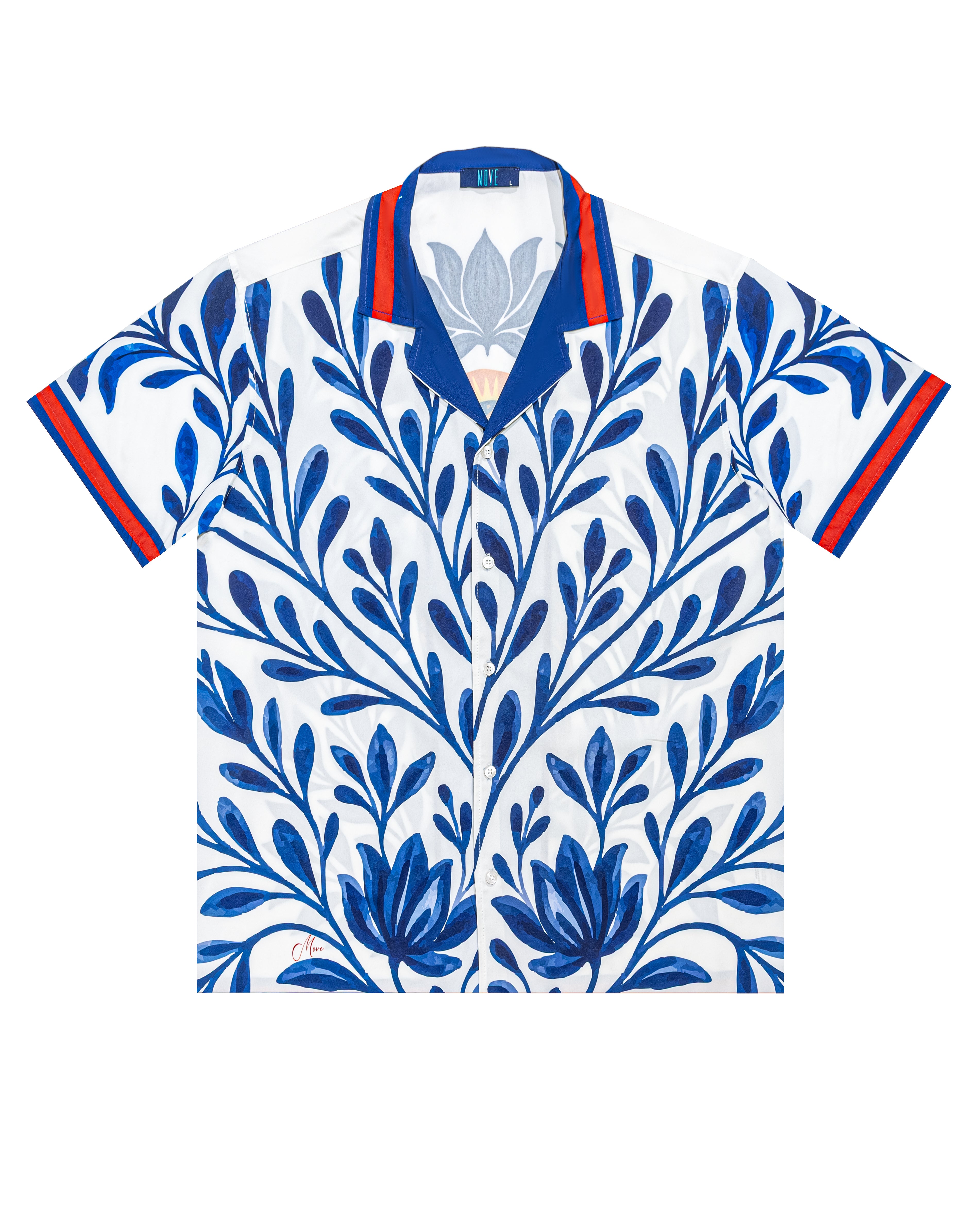 Camicia bowling stampa floreale madonna