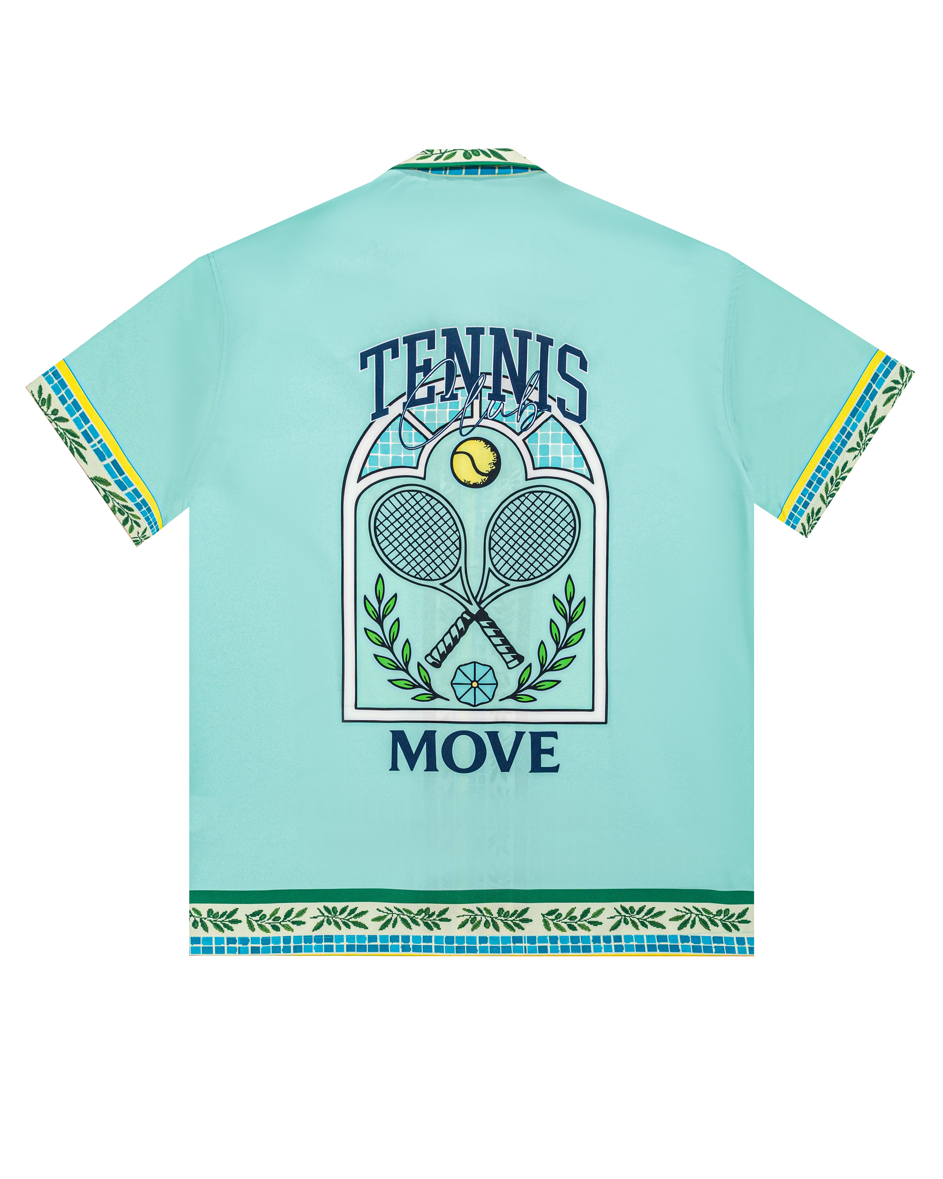 Camicia bowling stampa tennis