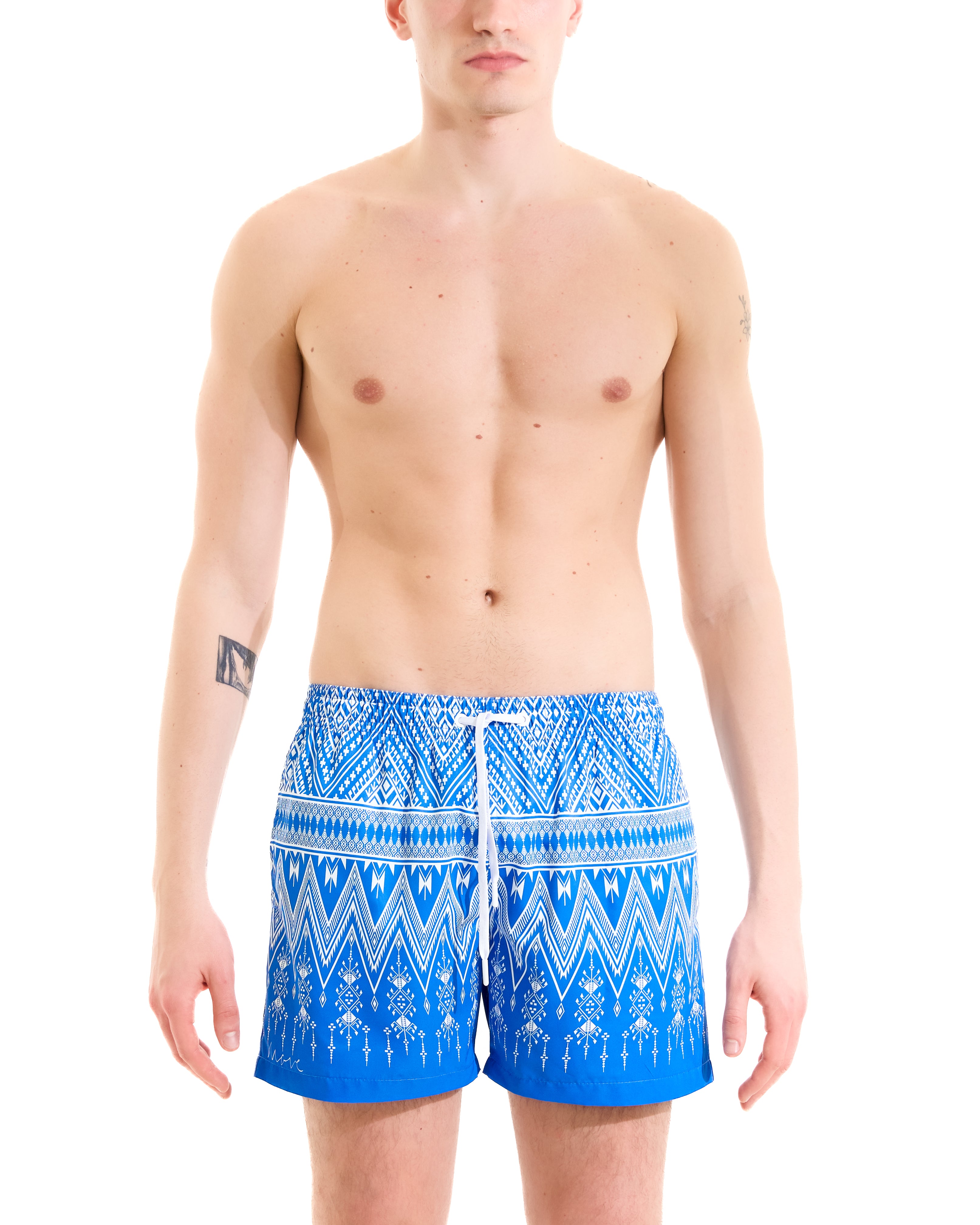 Saint Vincent Boxer Aztec print