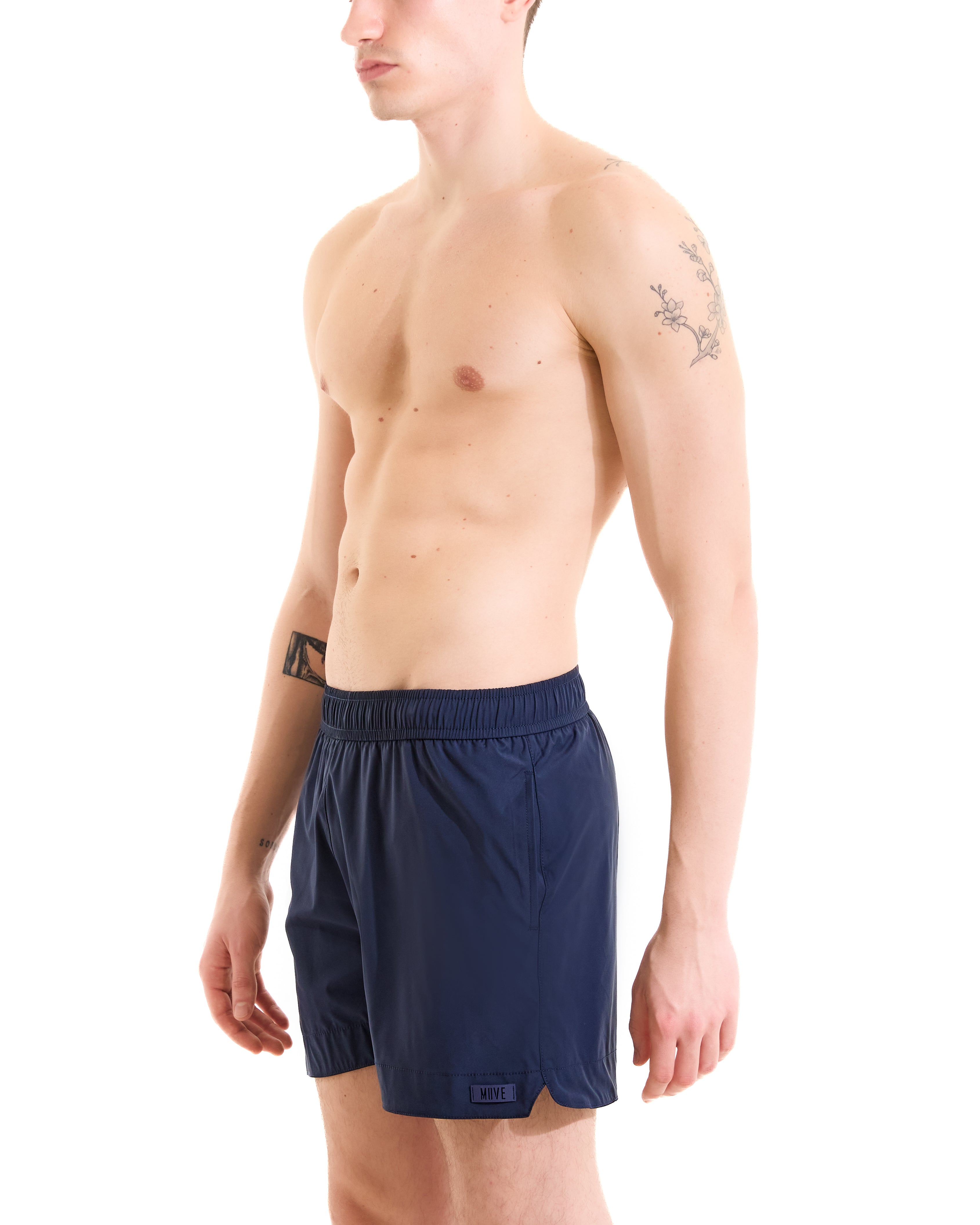 Solid blue Rio boxer shorts