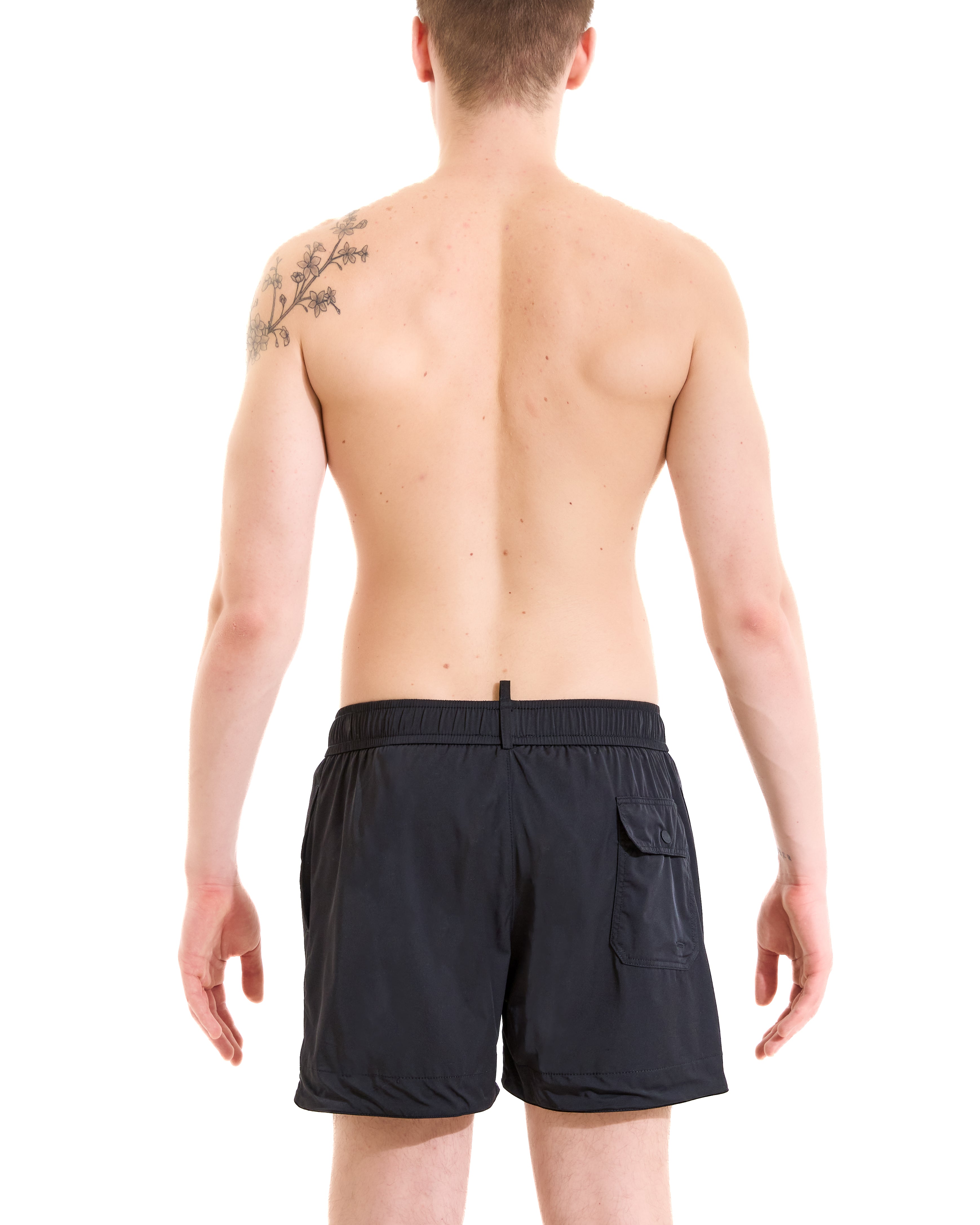 Solid black Rio boxer briefs