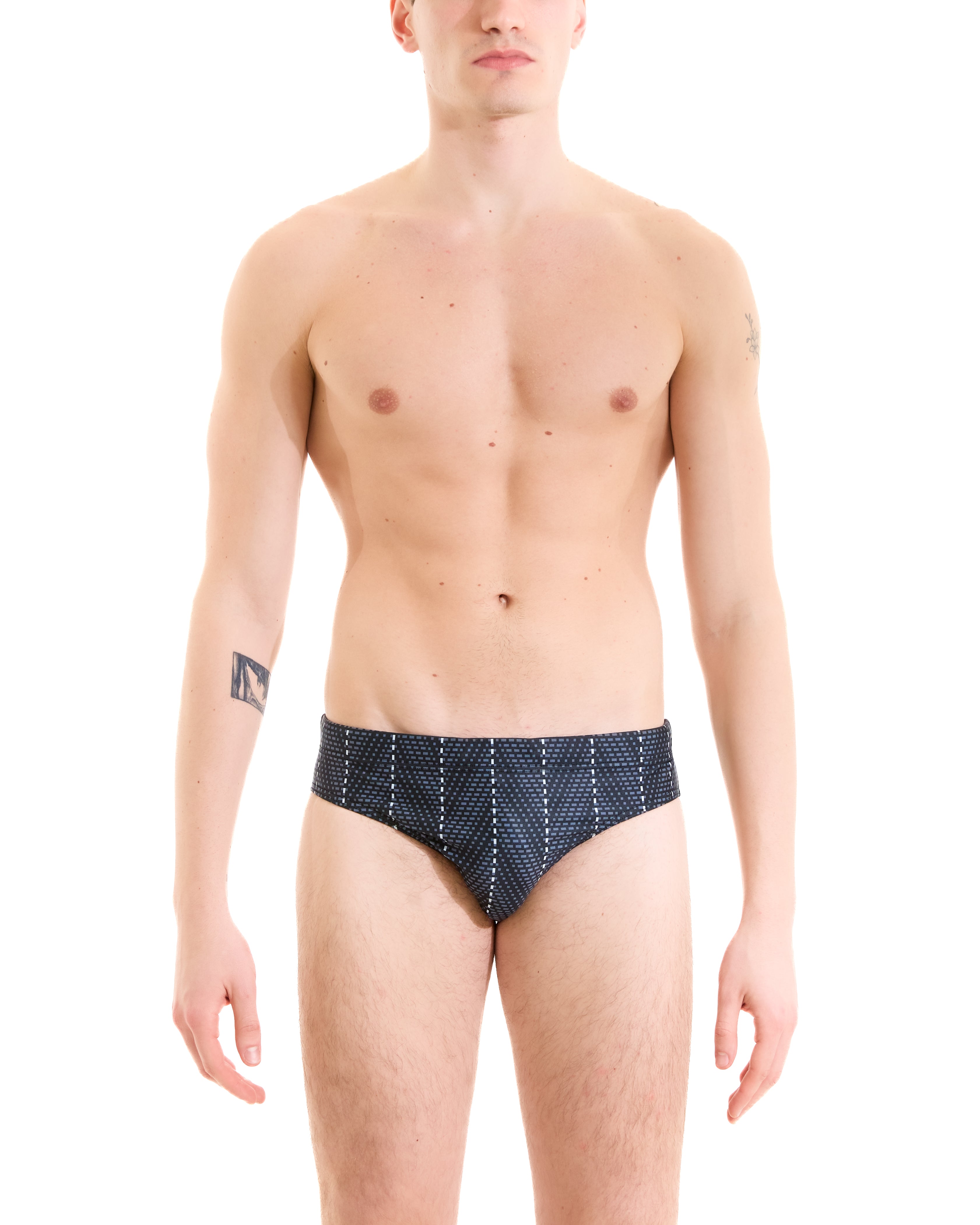 Slip Jamaica Stampa lisca nero