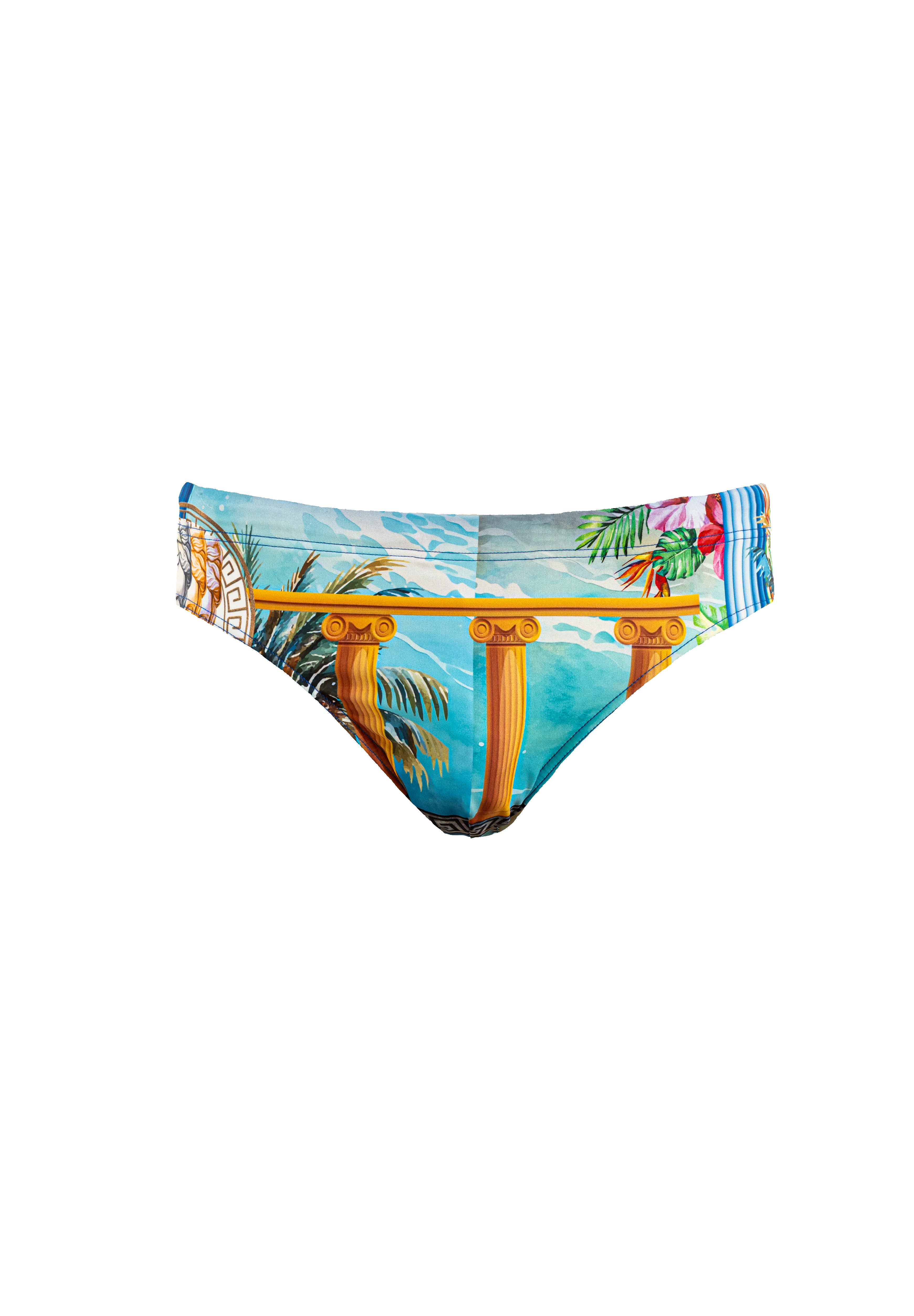 Jamaica Briefs Mediterranean Print