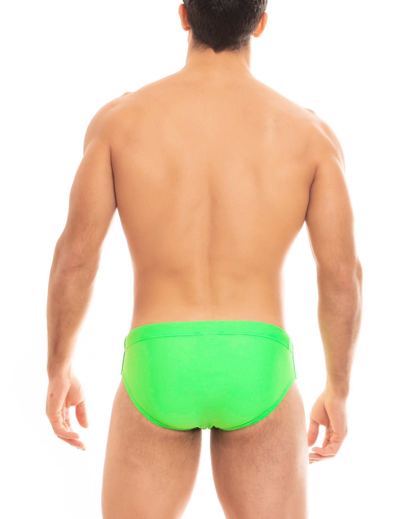 Slip Cuba tinta unita verde fluo