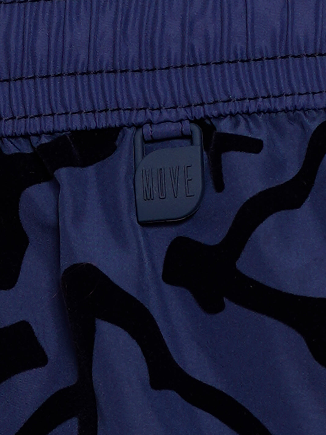 Boxer Guadalupa Blu Stampa Flock CORALLO BLU