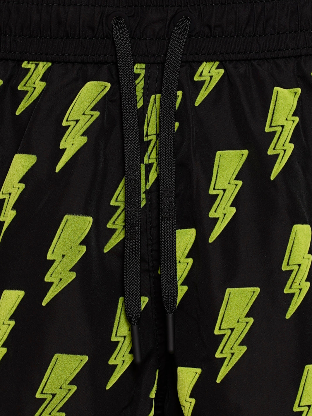 Boxer Guadalupe Black Flock Print LIGHTNING YELLOW