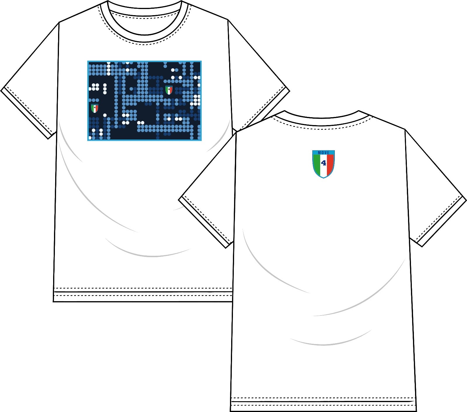 T-shirt inserto SCUDETTO PIXEL
