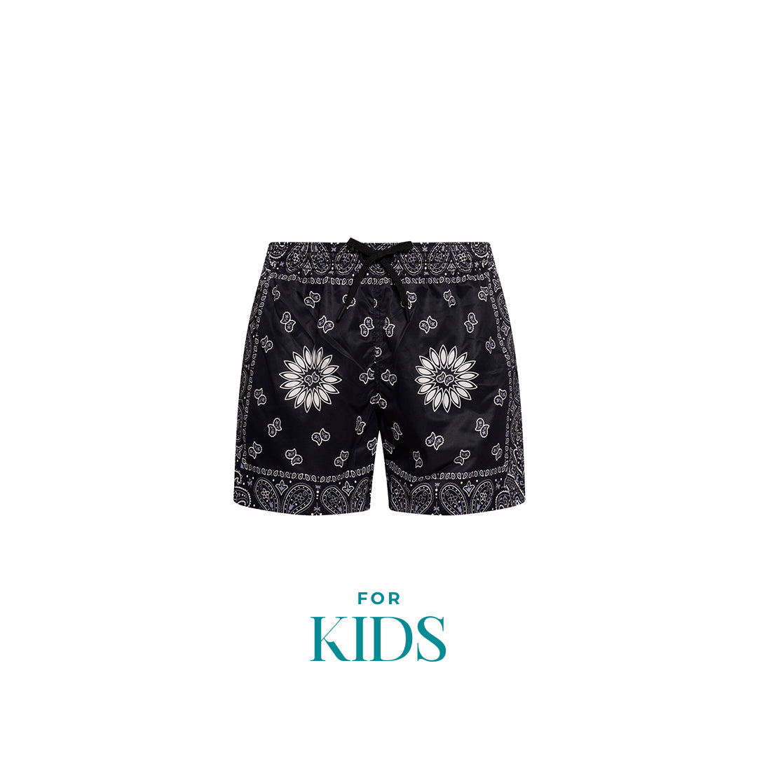 Boxer Saint Vincent Kids Printed BLACK BANDANA