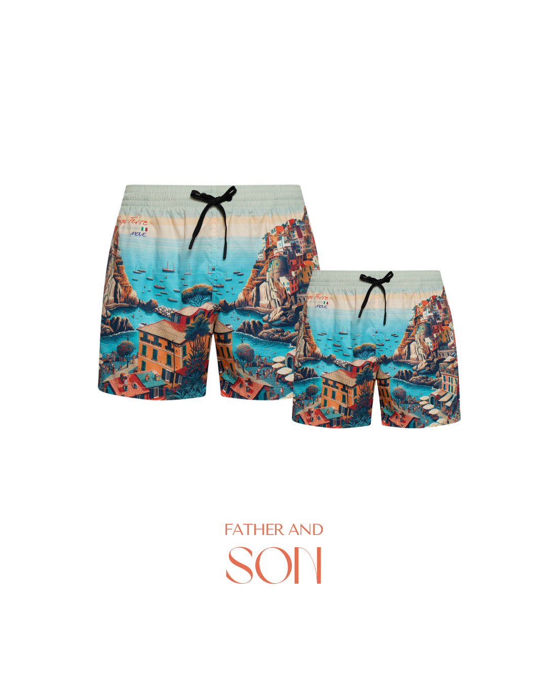 Saint Vincent Kids Boxer Printed CINQUE TERRE