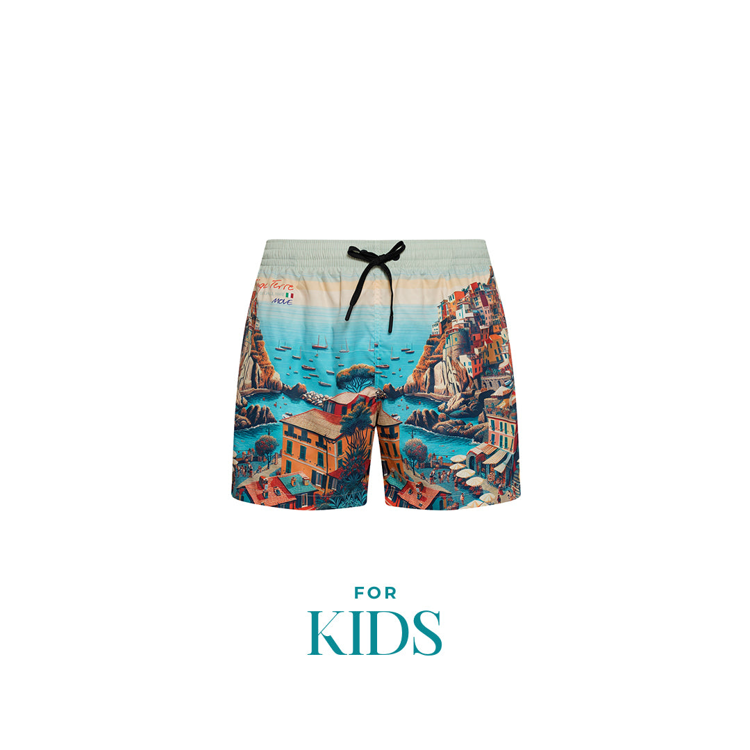 Saint Vincent Kids Boxer Printed CINQUE TERRE