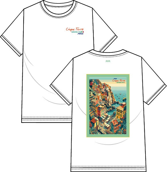 T-shirt insert Cinque Terre WHITE