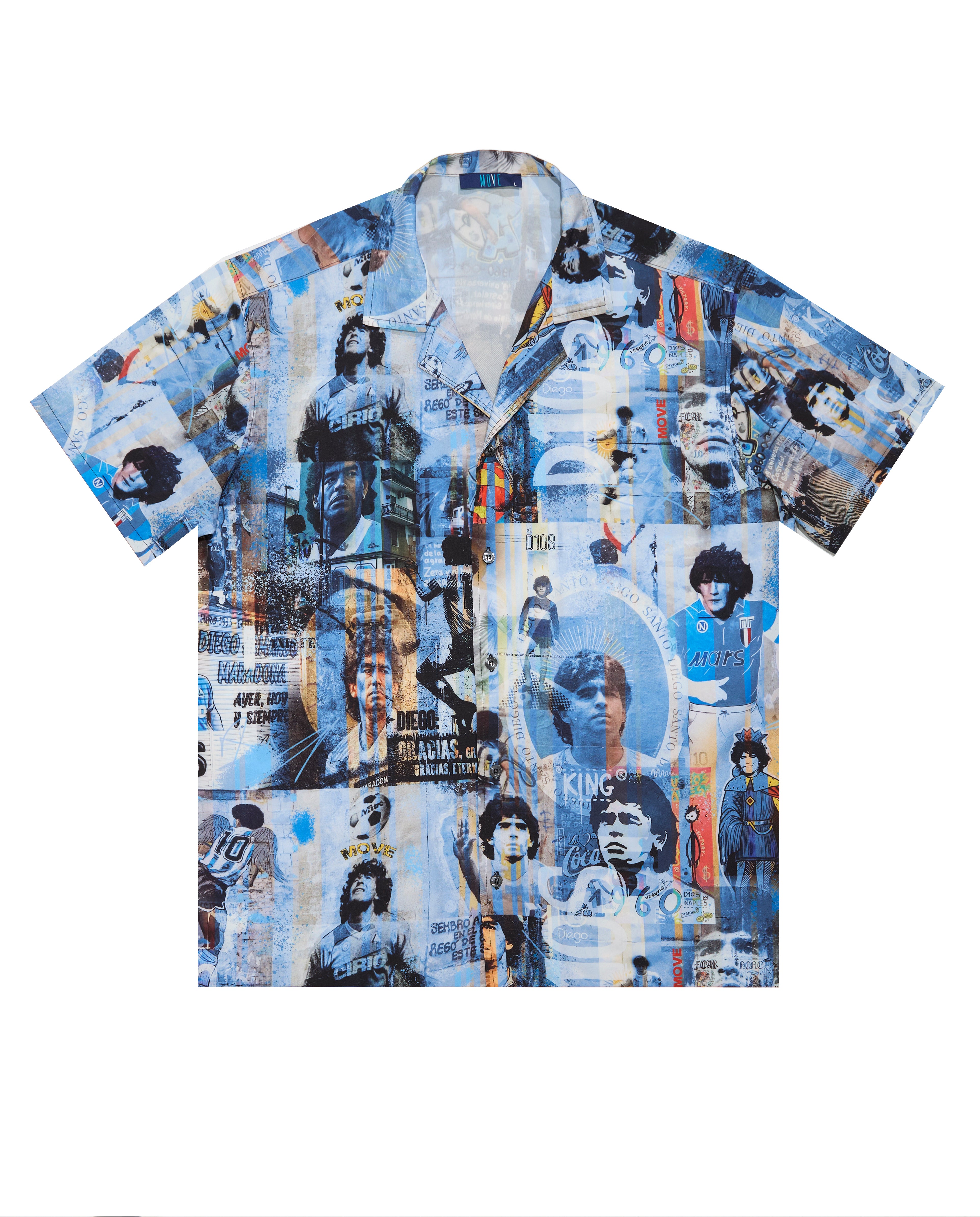 Camicia bowling stampata D10S