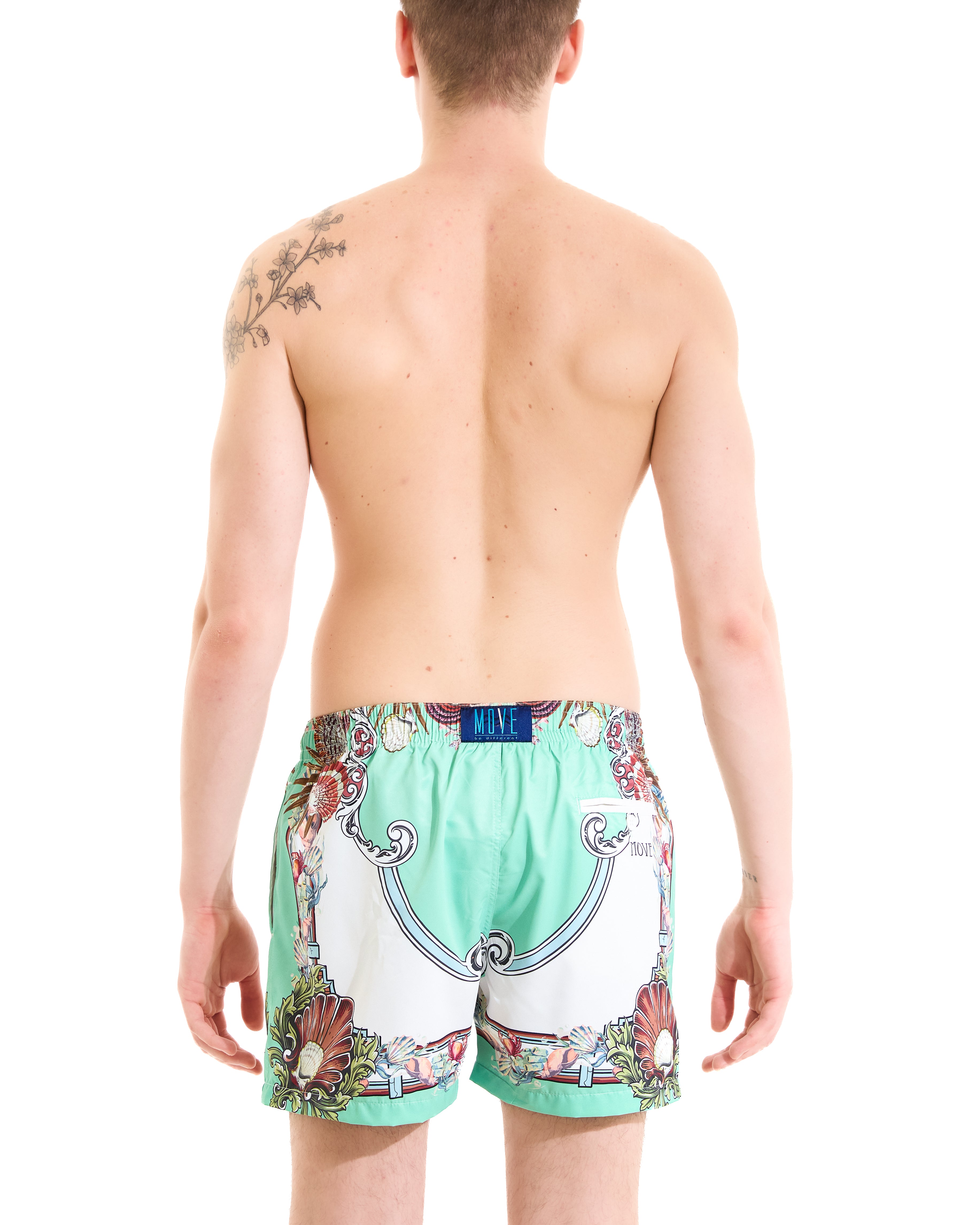 Saint Vincent Boxer Baroque print marine